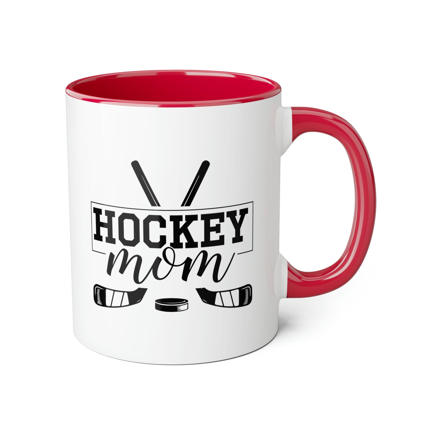 Tasse de maman de hockey Face-off (6 couleurs), 11oz