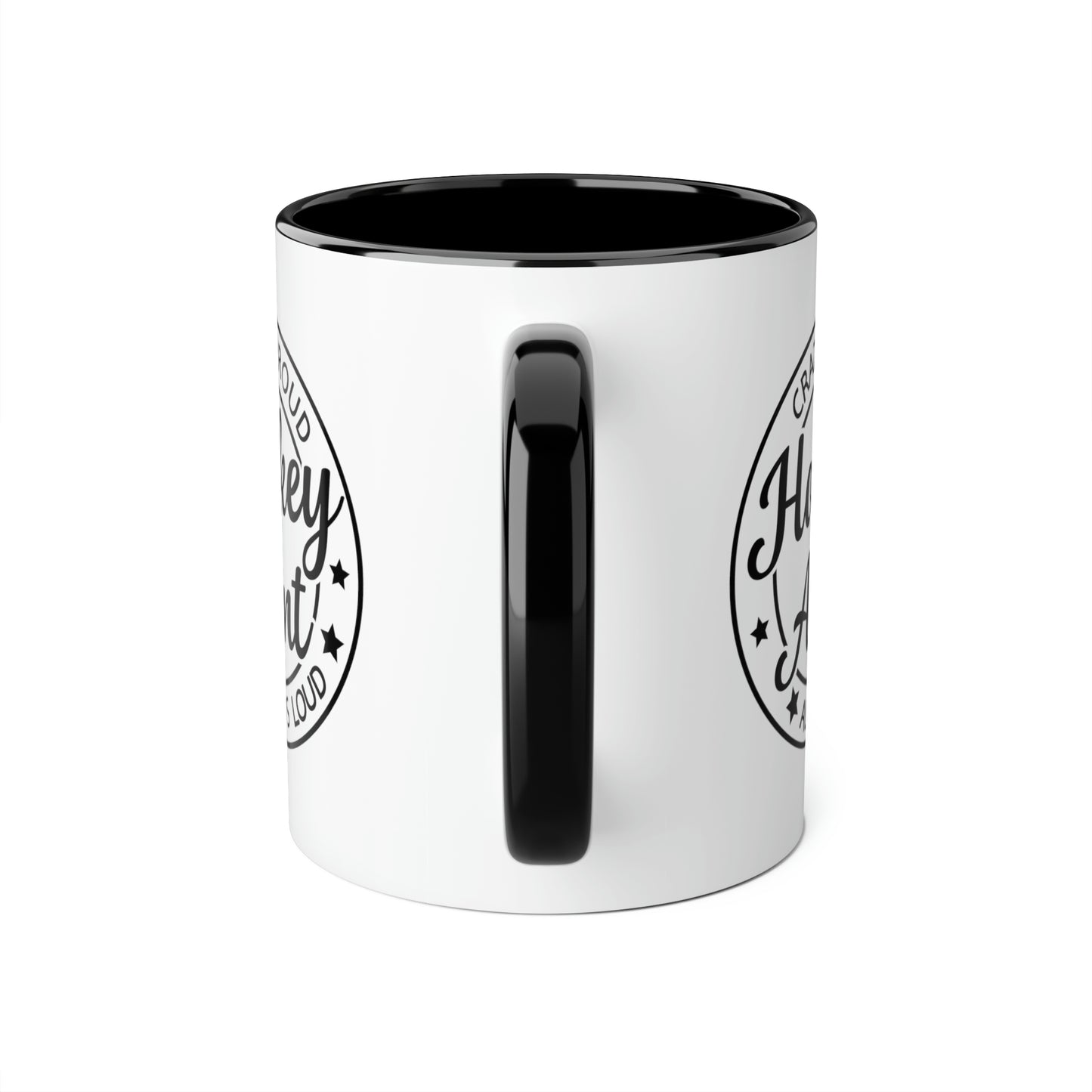 Tasse de tante de hockey (6 couleurs), 11oz