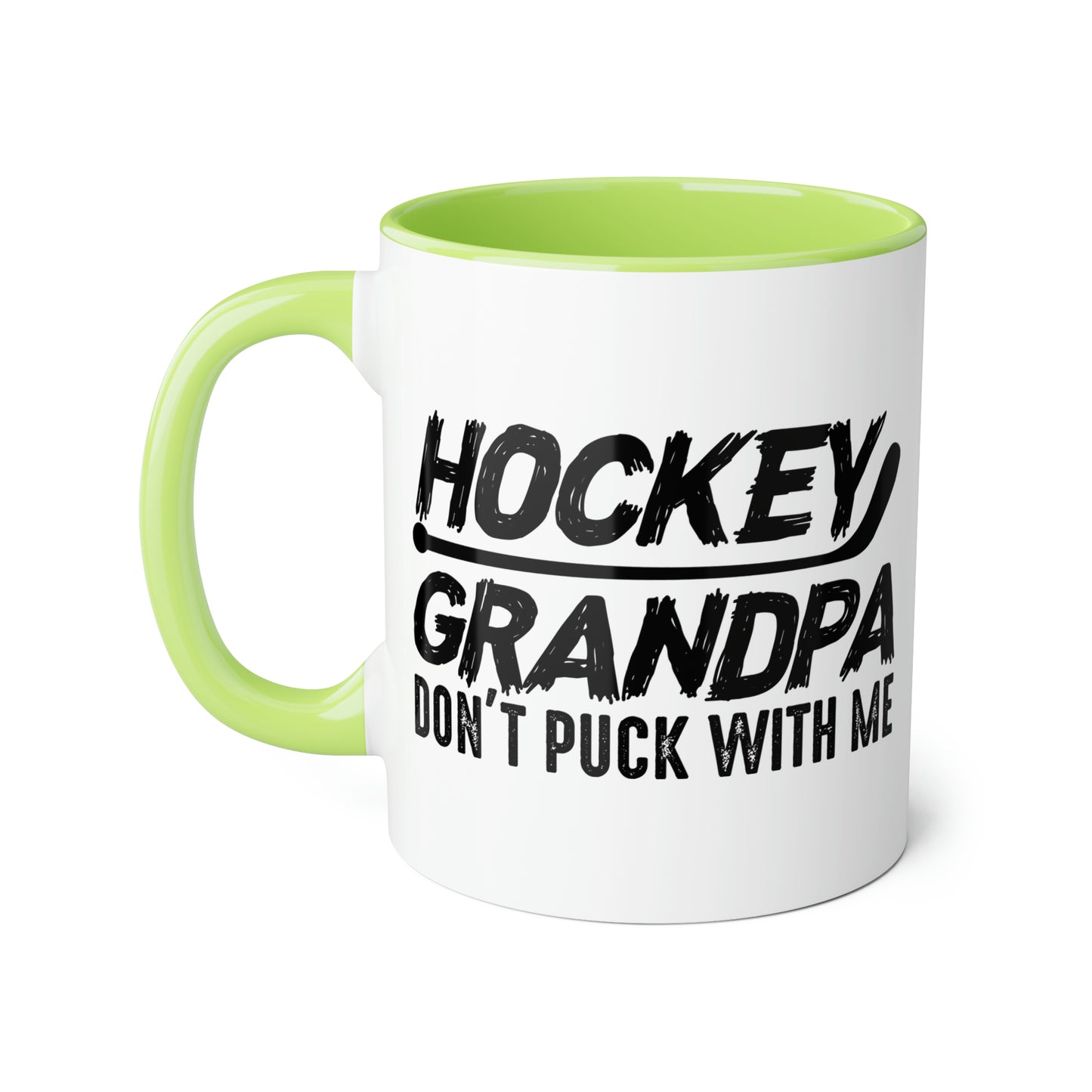 Ne Puck avec Grandpa Accent Mugs, 11oz