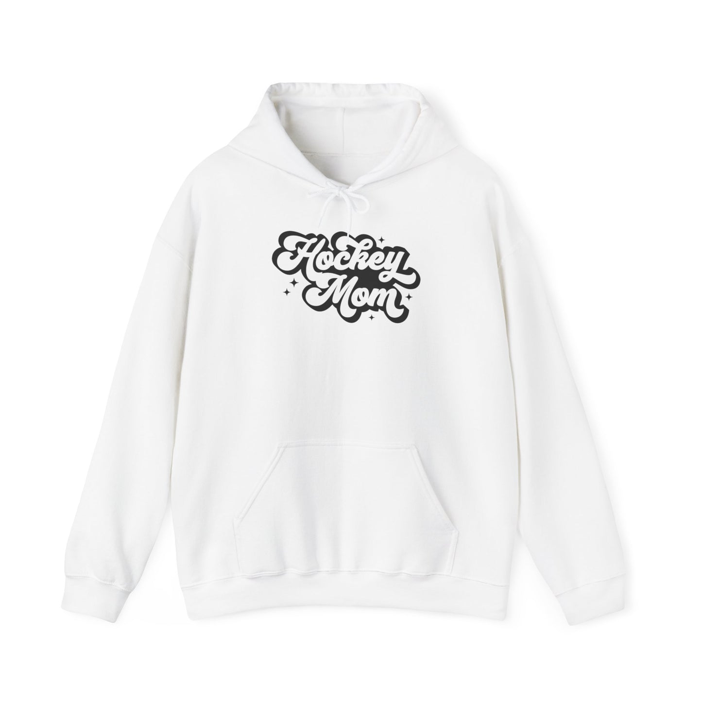 Sweat à capuche adulte maman de hockey rétro