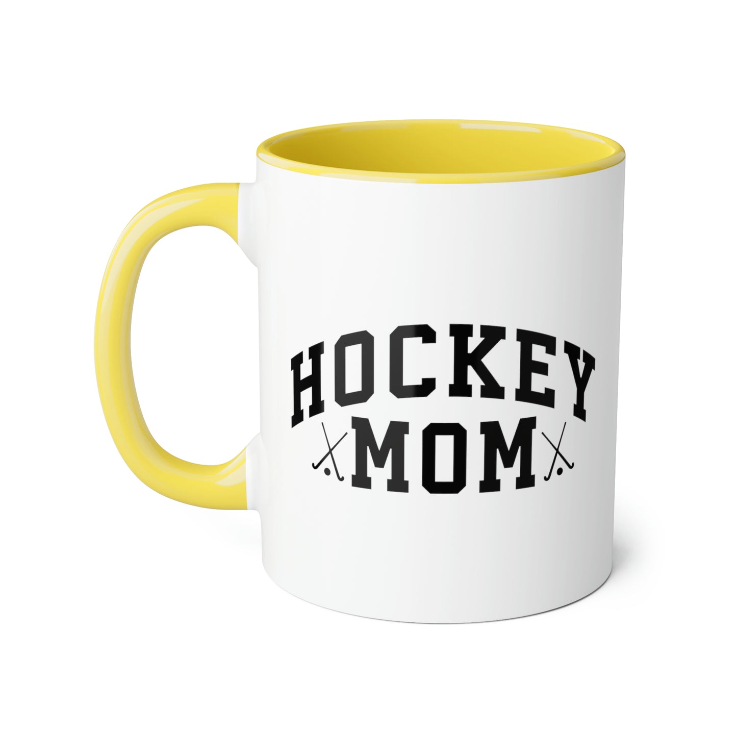 Tasse de maman de hockey classique (6 couleurs), 11oz
