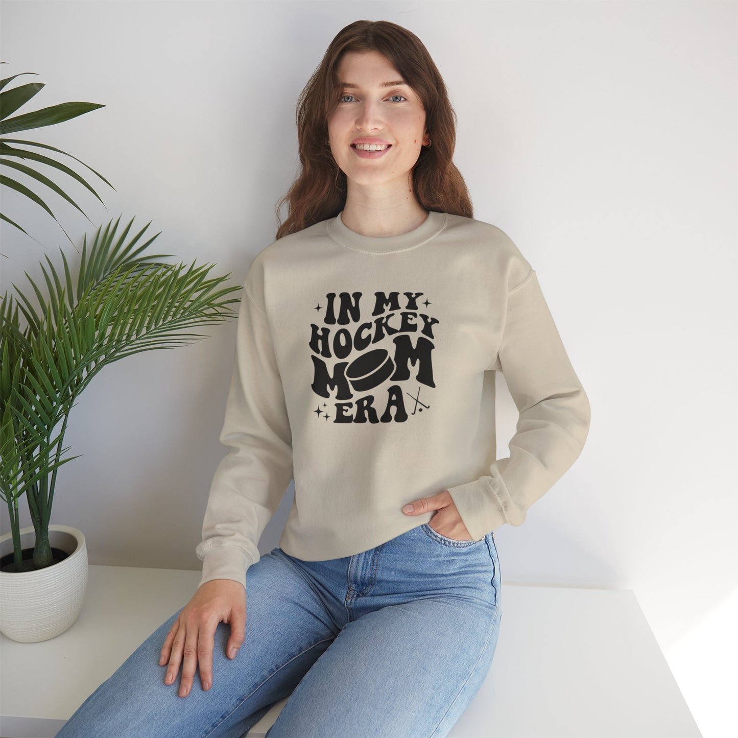 Hockey Mom Era Adulte Crewneck