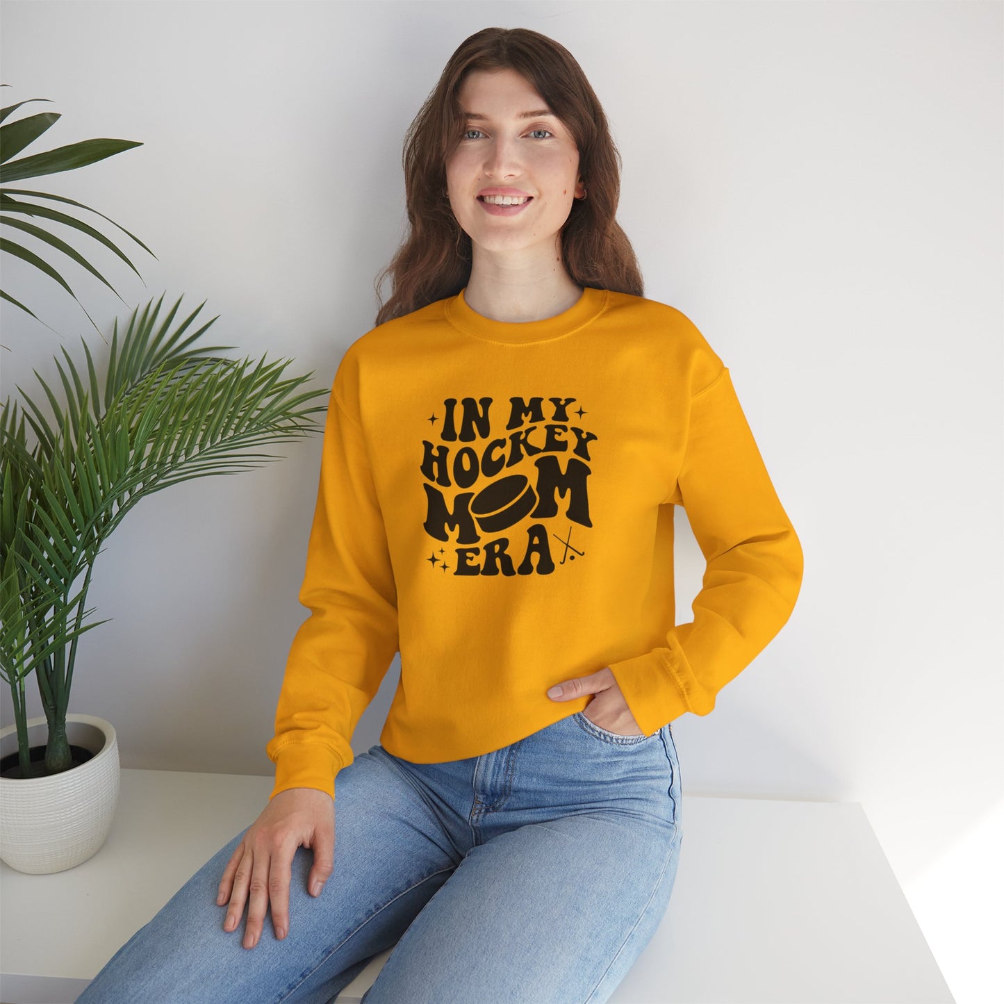 Hockey Mom Era Adulte Crewneck