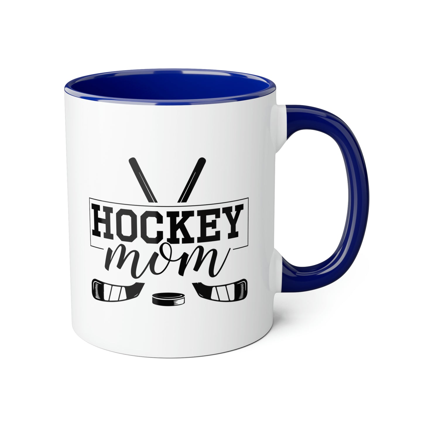 Tasse de maman de hockey Face-off (6 couleurs), 11oz
