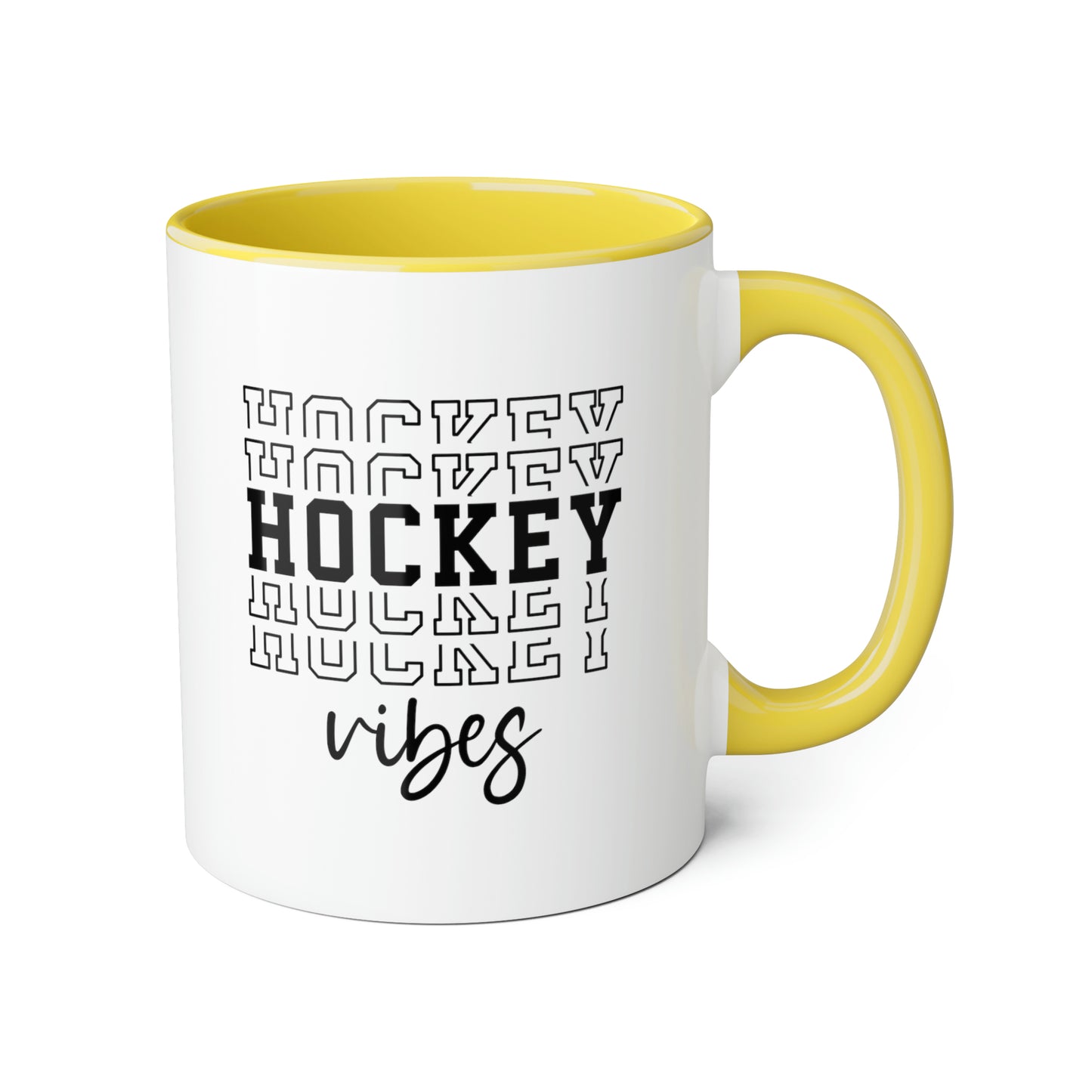 Tasse Hockey Vibes (6 couleurs), 11 oz