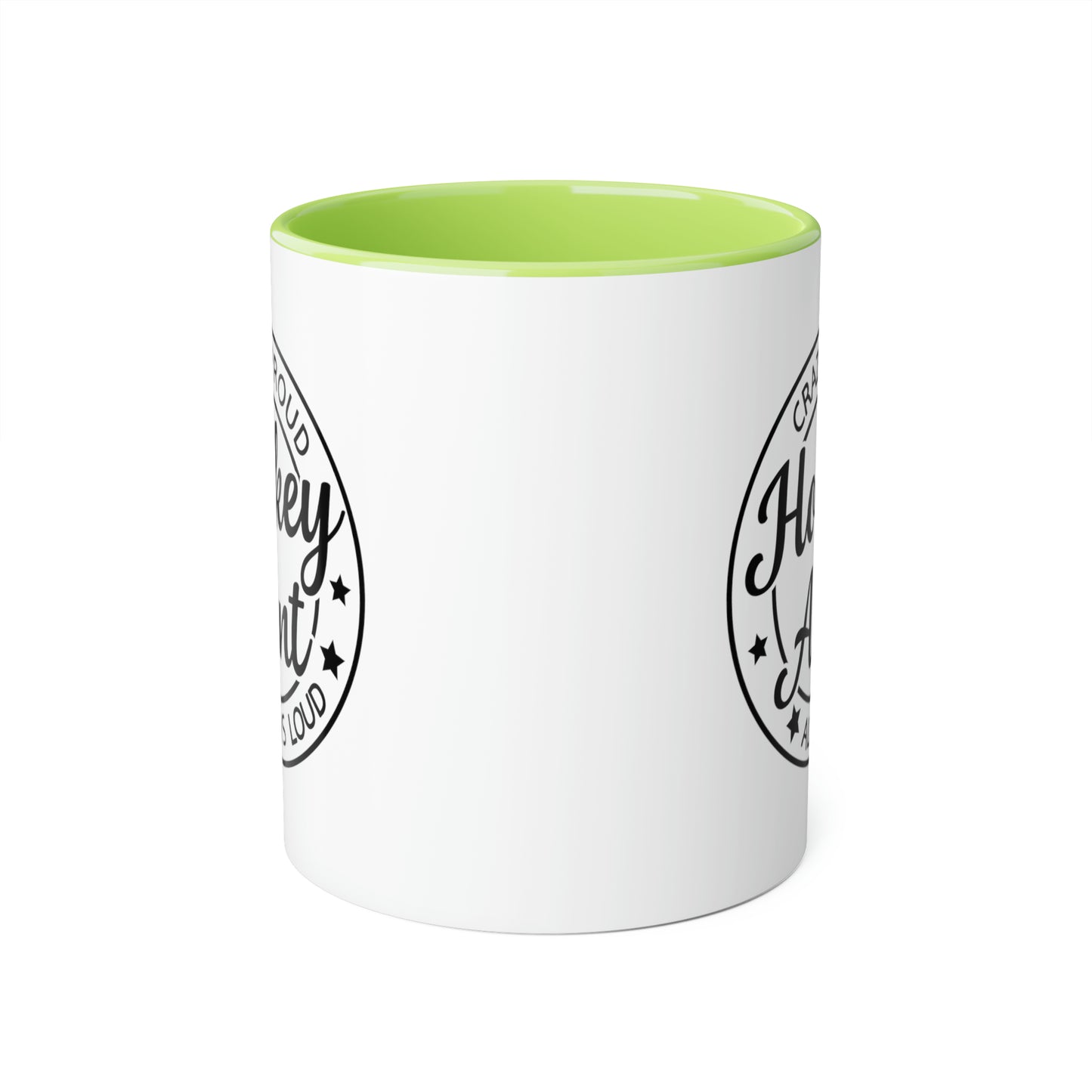 Tasse de tante de hockey (6 couleurs), 11oz