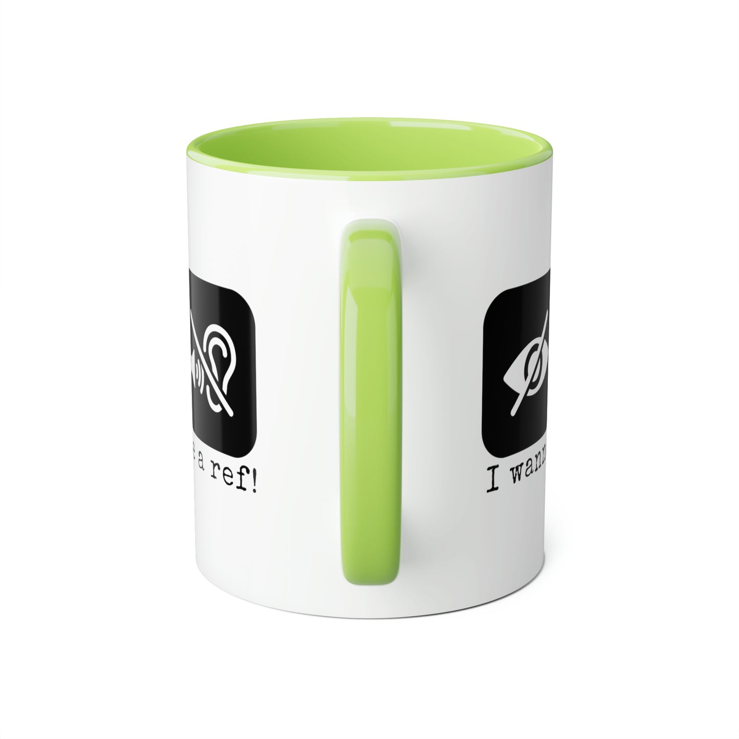 Je veux être un arbitre ! Tasse (6 couleurs), 11oz
