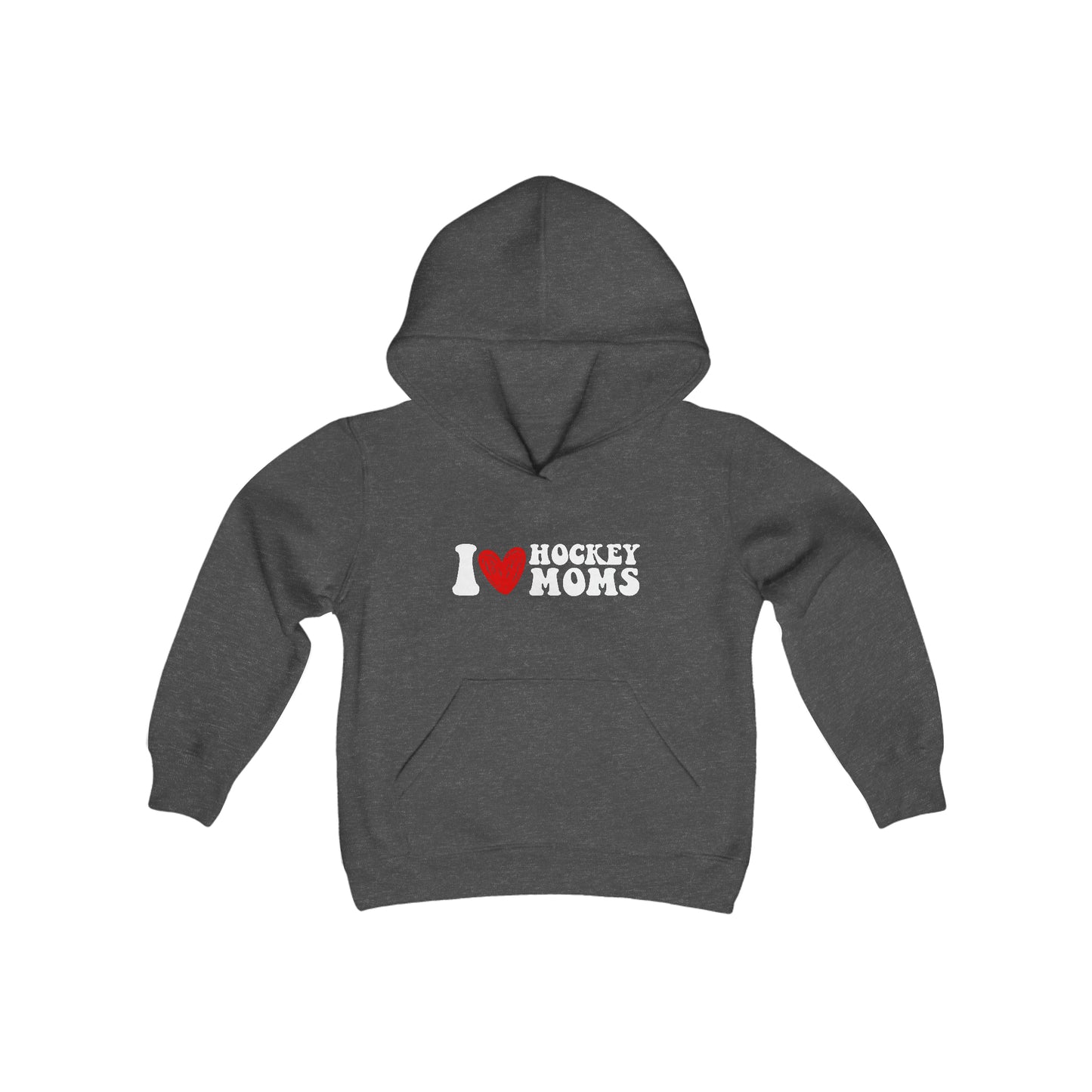 Sweat à capuche pour enfants I ❤️ Hockey Moms