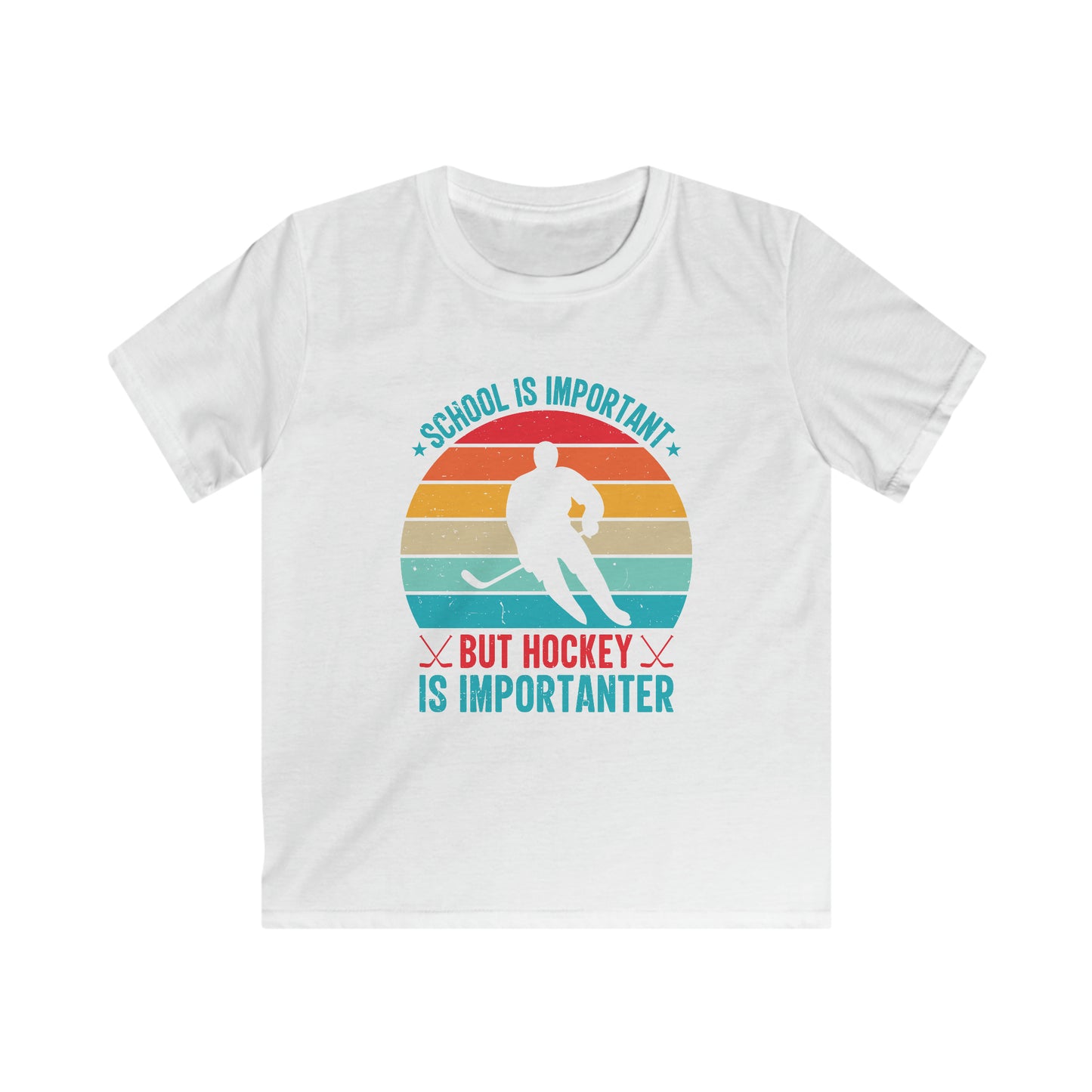 Le hockey est plus important T-shirt enfant