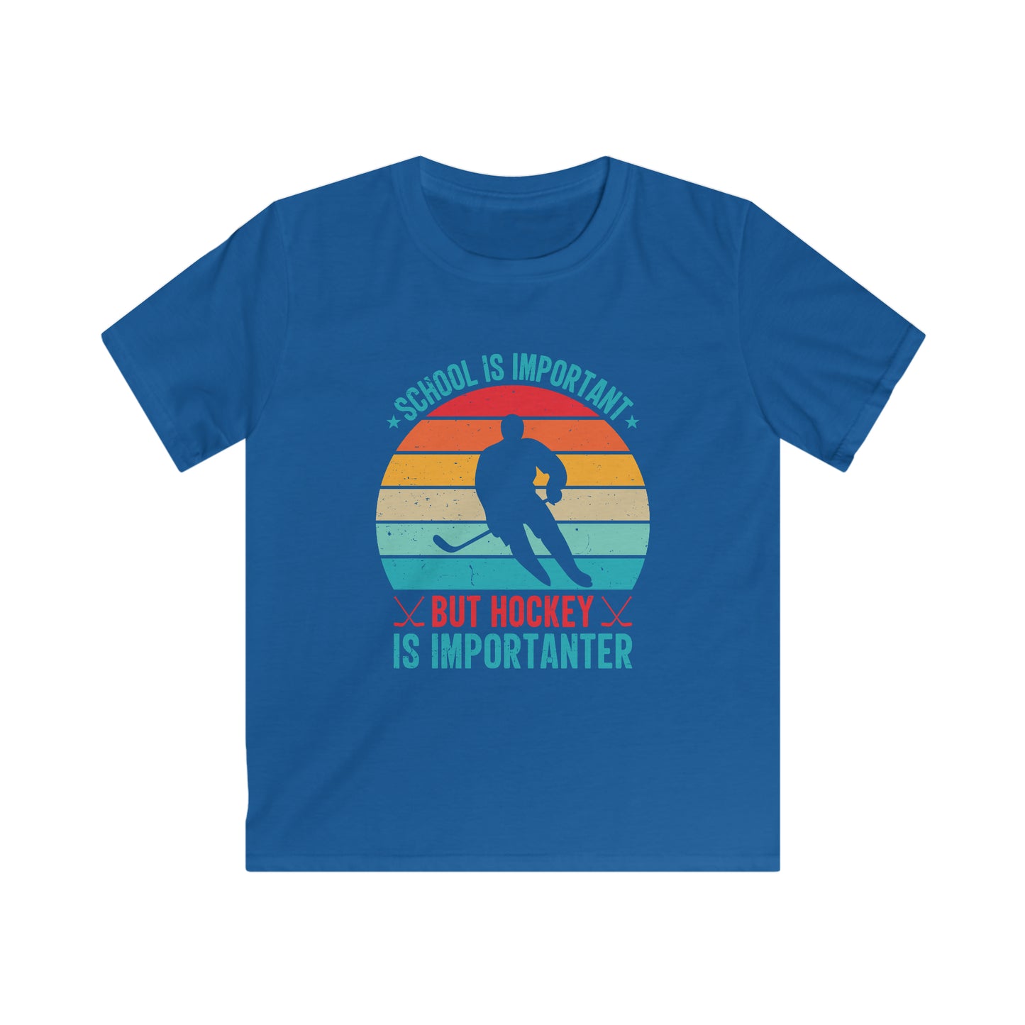 Le hockey est plus important T-shirt enfant