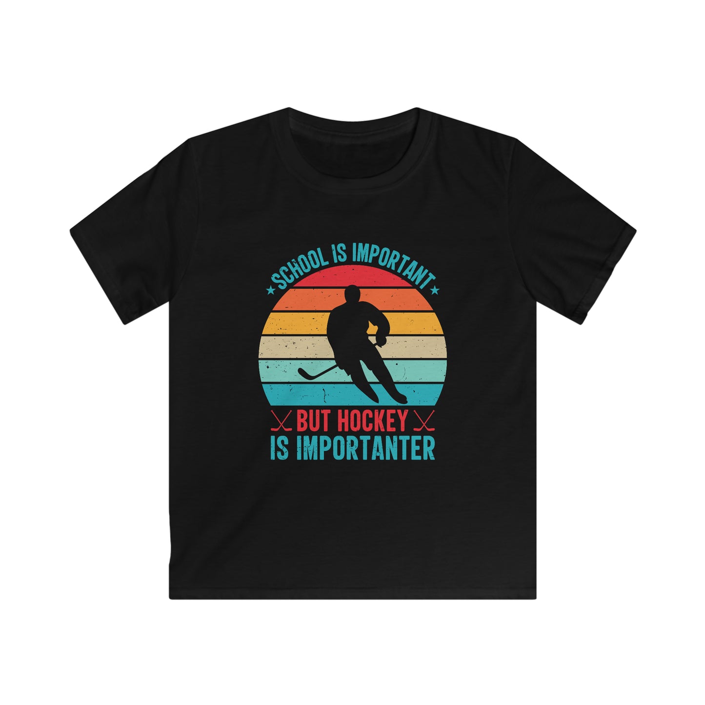 Le hockey est plus important T-shirt enfant
