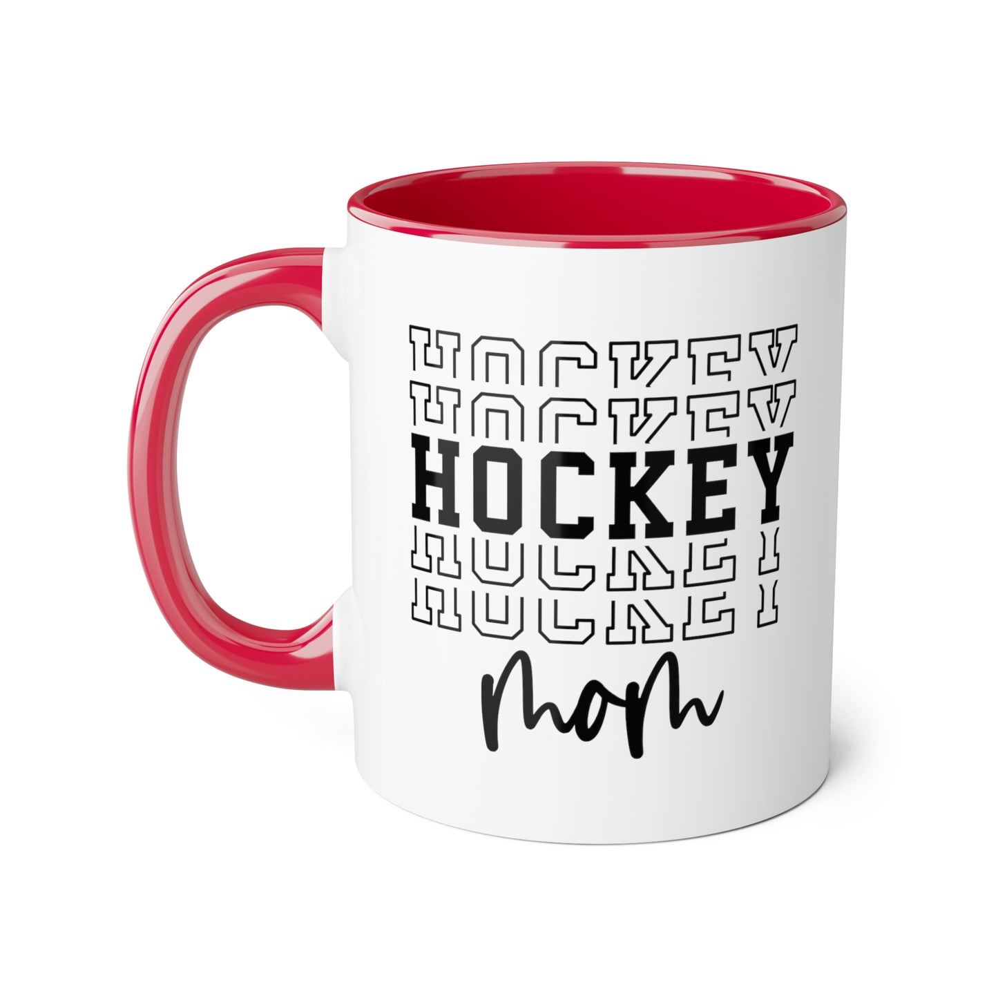 HOCKEY HOCKEY HOCKEY MOM Mug (6 couleurs), 11oz