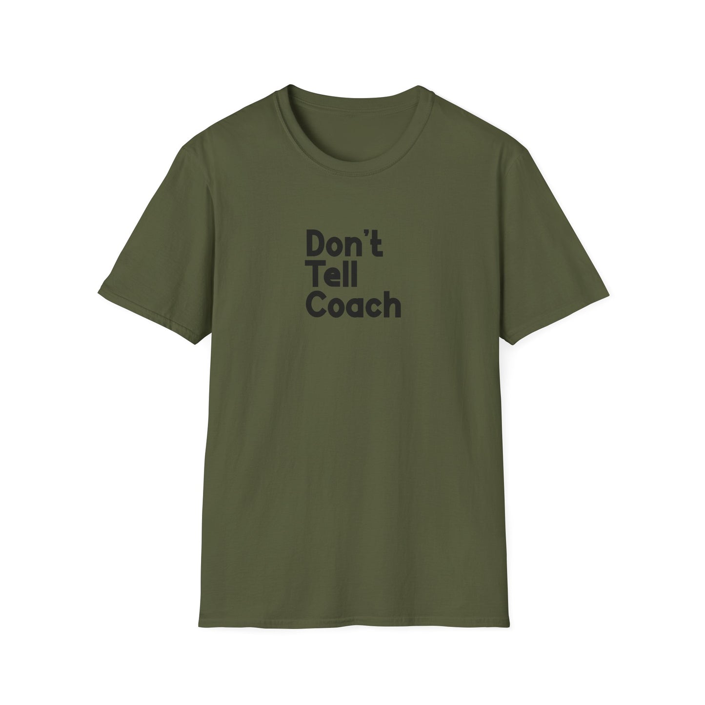 Ne le dites pas à l'entraîneur T-shirt pour hommes