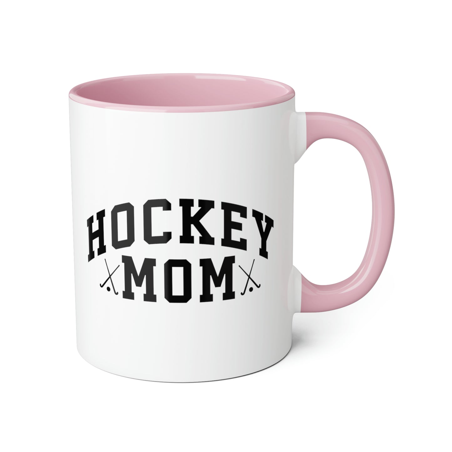 Tasse de maman de hockey classique (6 couleurs), 11oz