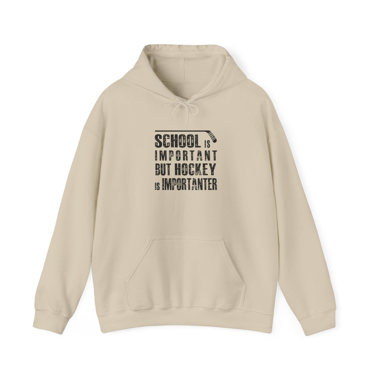 Le hockey est un sweat à capuche adulte plus important