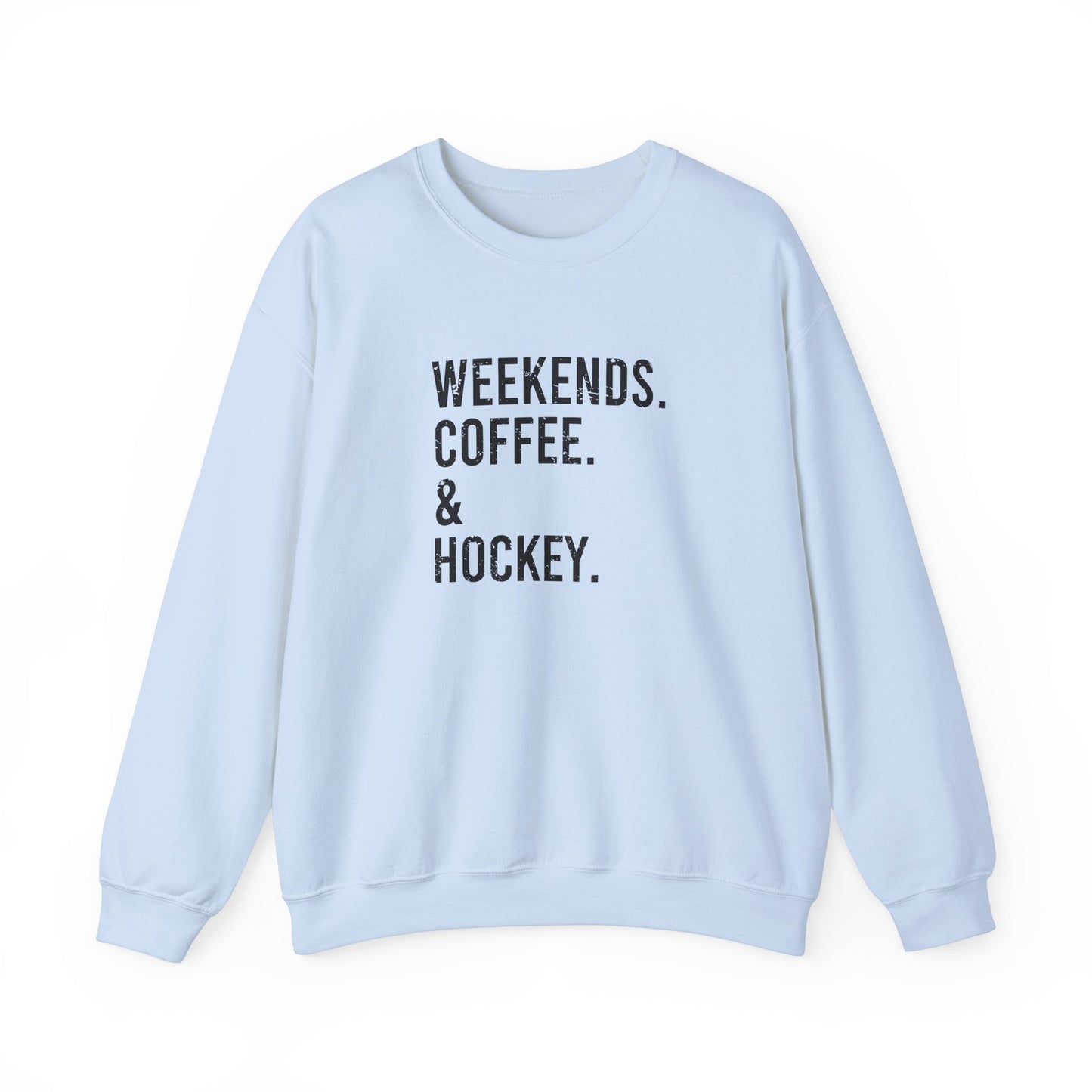 Pull ras du cou pour adulte Weekends & Hockey