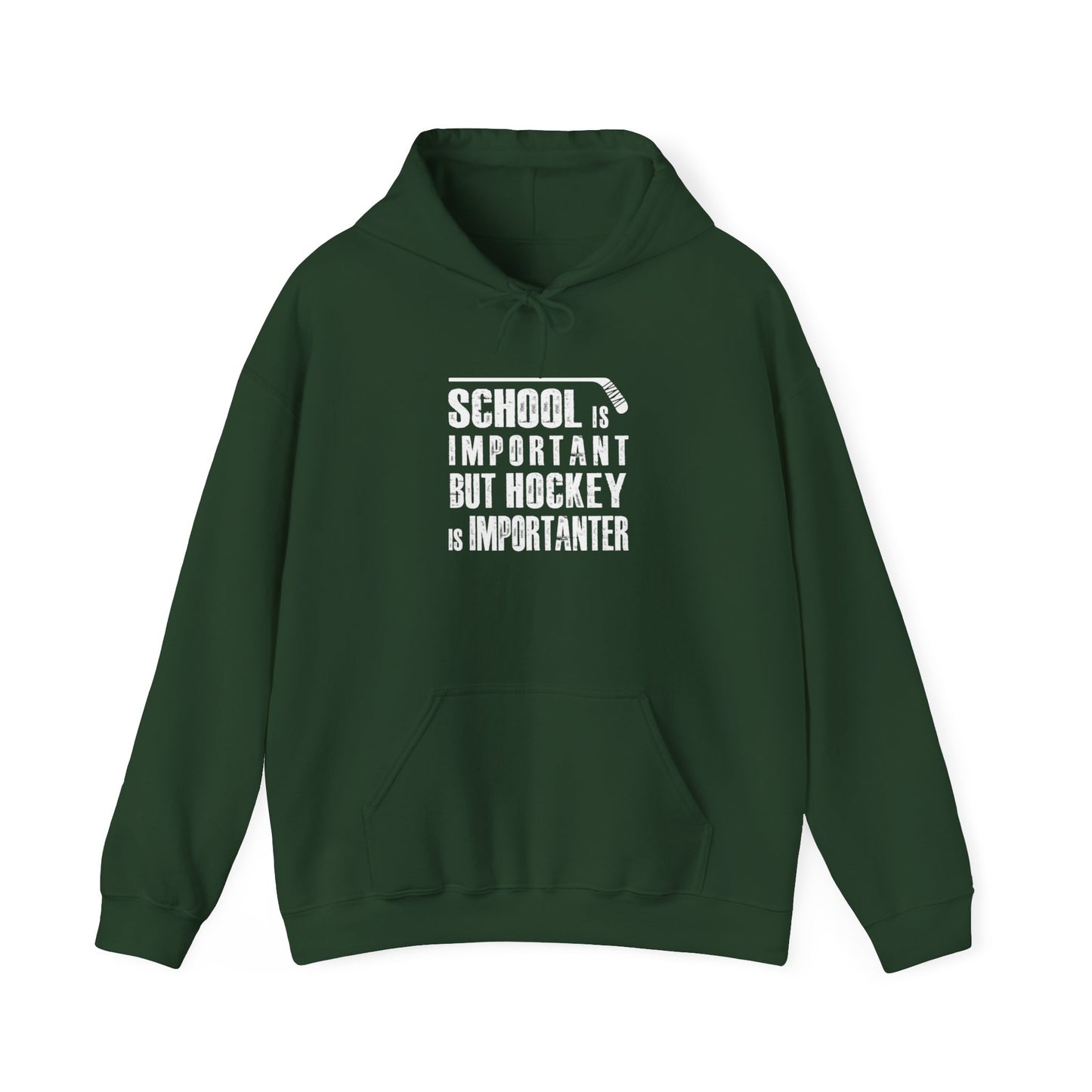 Le hockey est un sweat à capuche adulte plus important