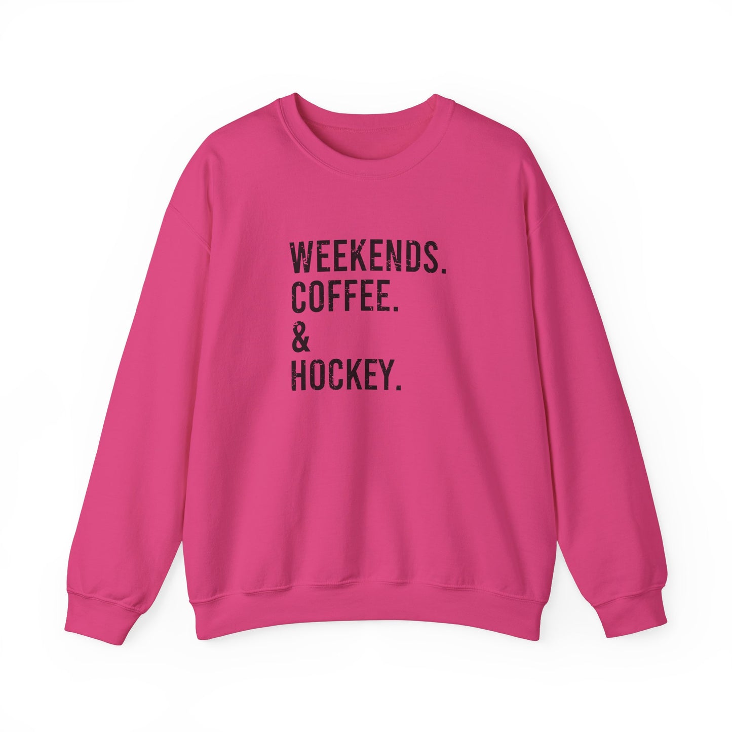 Pull ras du cou pour adulte Weekends & Hockey