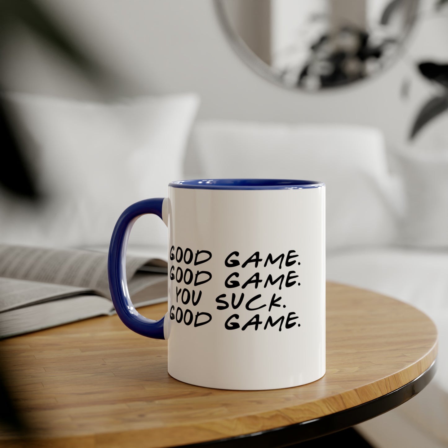 Tasse poignée de main (6 couleurs), 11oz