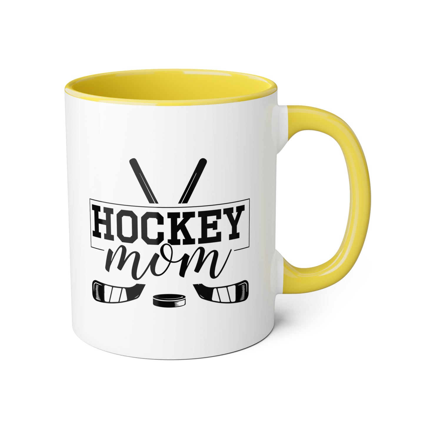 Tasse de maman de hockey Face-off (6 couleurs), 11oz