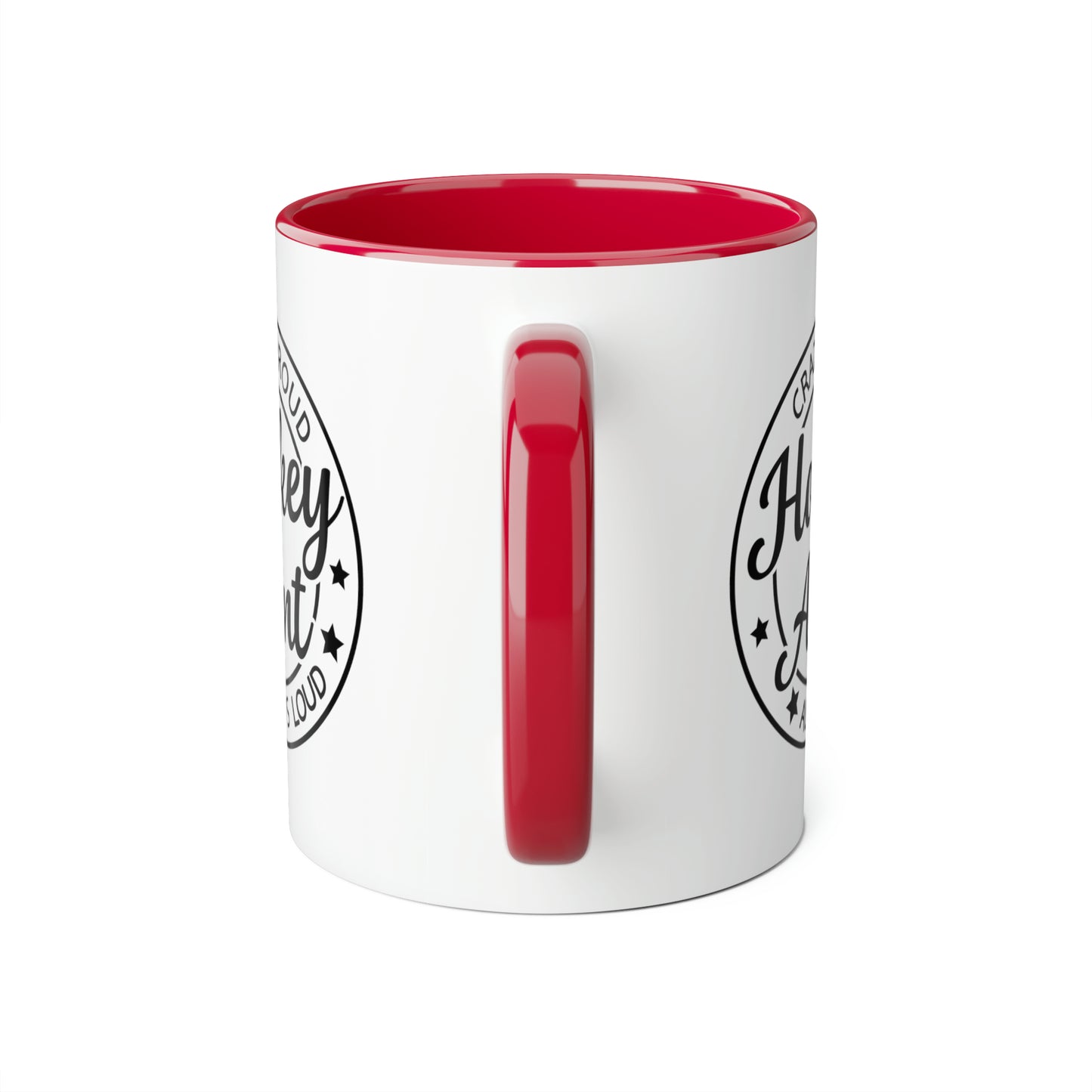 Tasse de tante de hockey (6 couleurs), 11oz