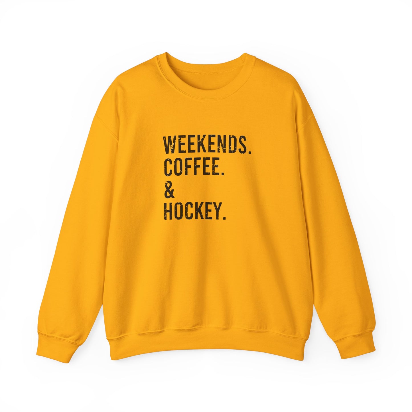 Pull ras du cou pour adulte Weekends & Hockey