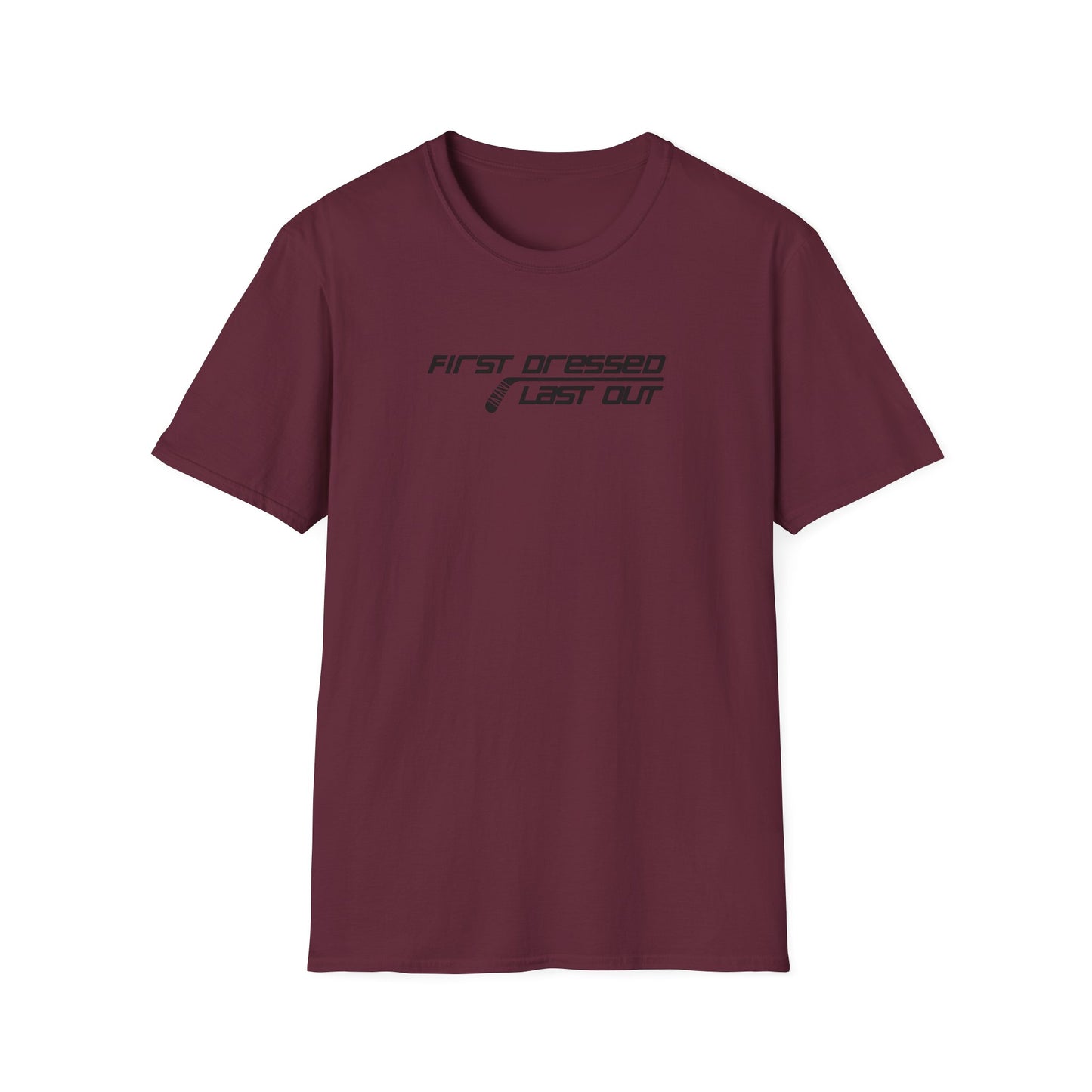 Habillé en premier. Dernier sorti. T-shirt Homme