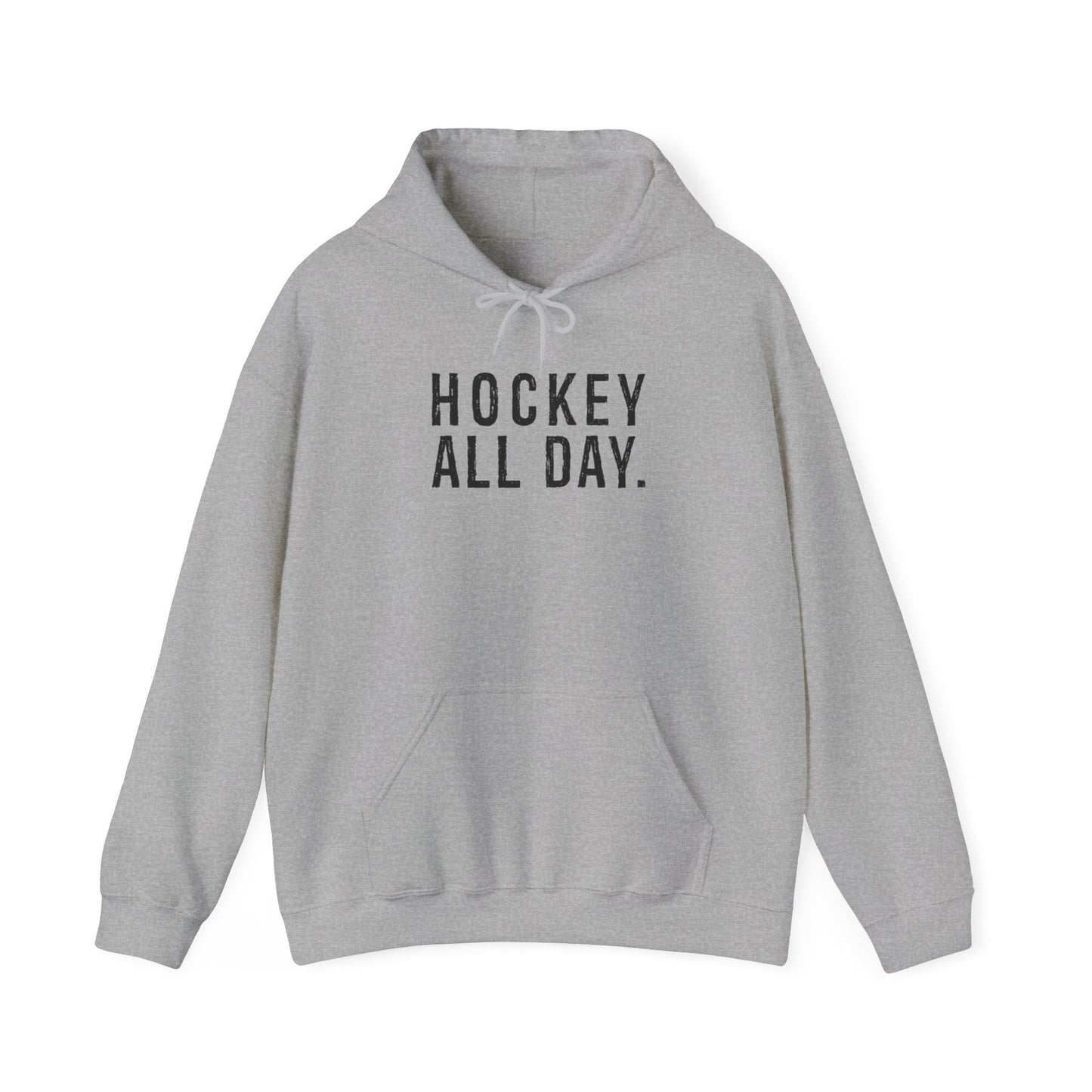 Sweat à capuche adulte Hockey toute la journée