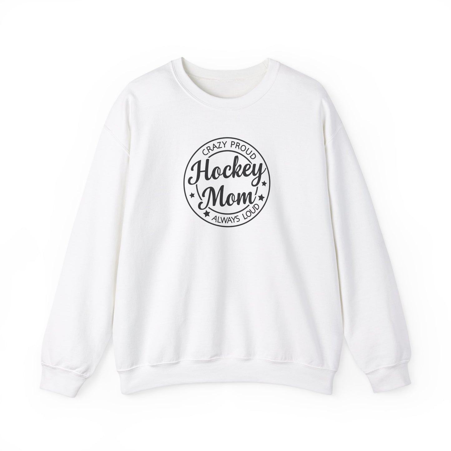 Crazy Proud Hockey Mom Adulte Crewneck