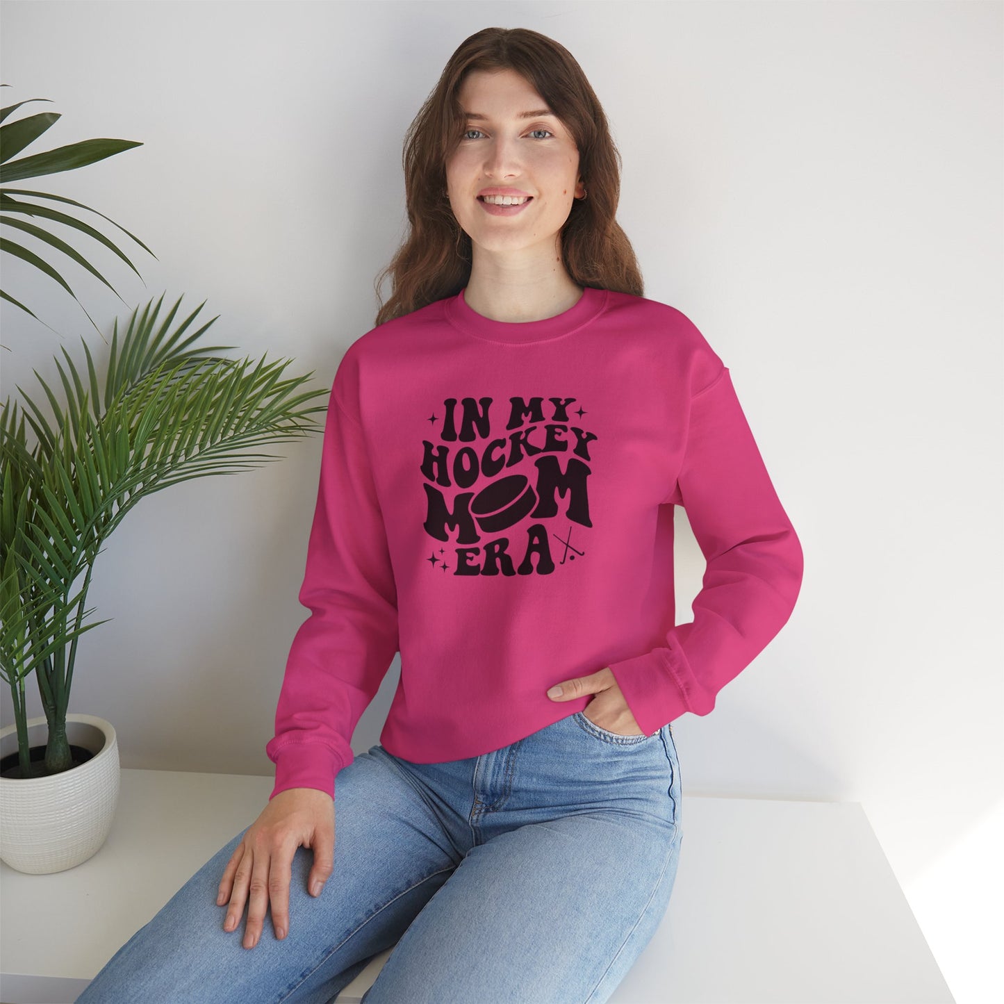 Hockey Mom Era Adulte Crewneck