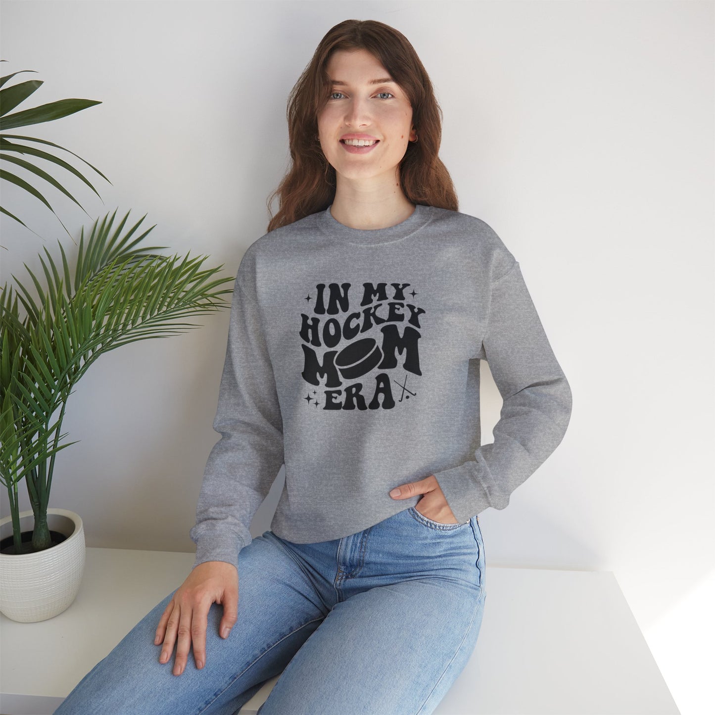 Hockey Mom Era Adulte Crewneck