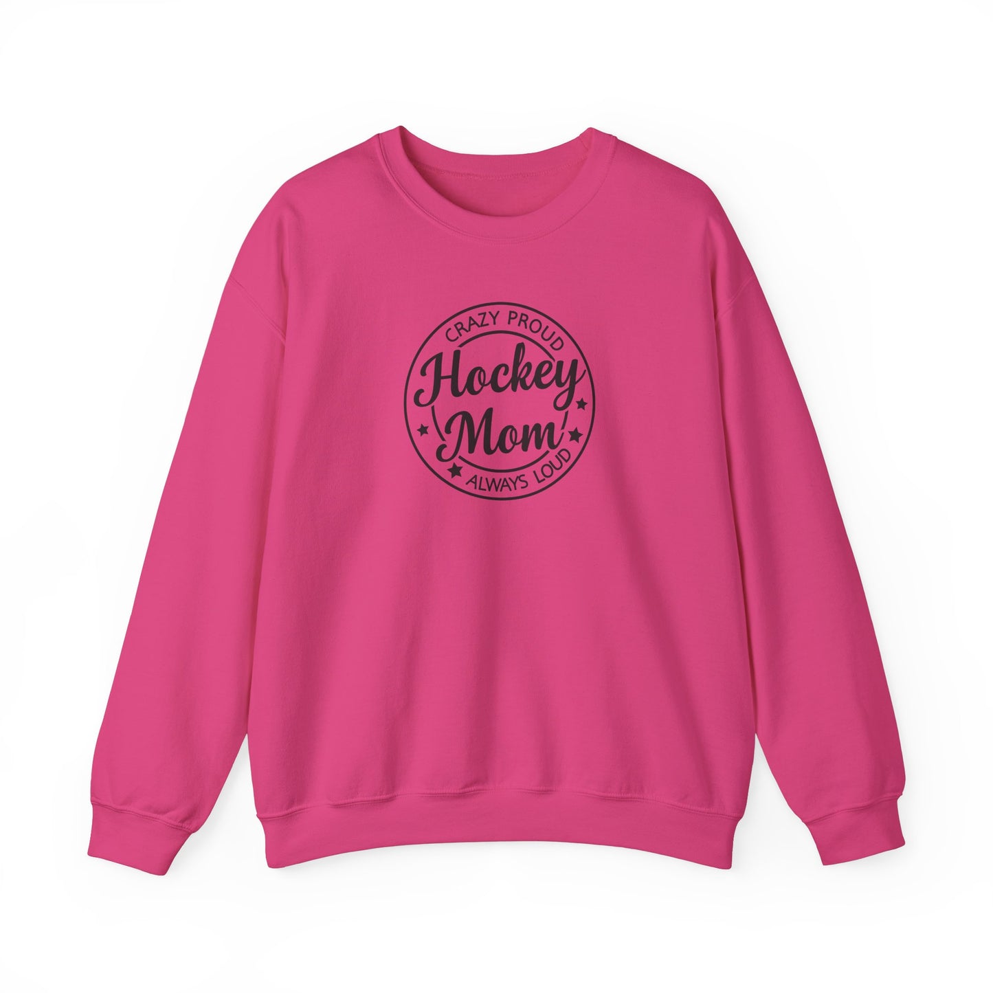 Crazy Proud Hockey Mom Adulte Crewneck