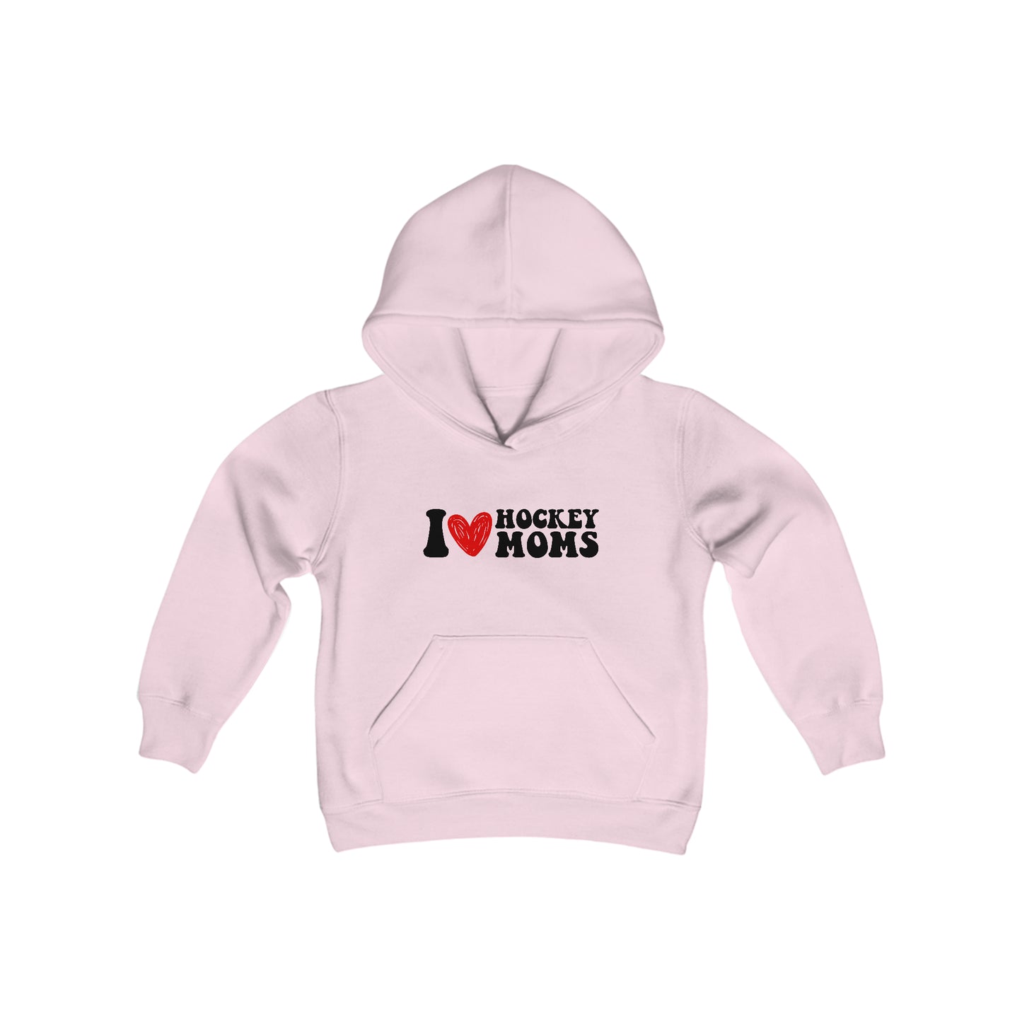 Sweat à capuche pour enfants I ❤️ Hockey Moms