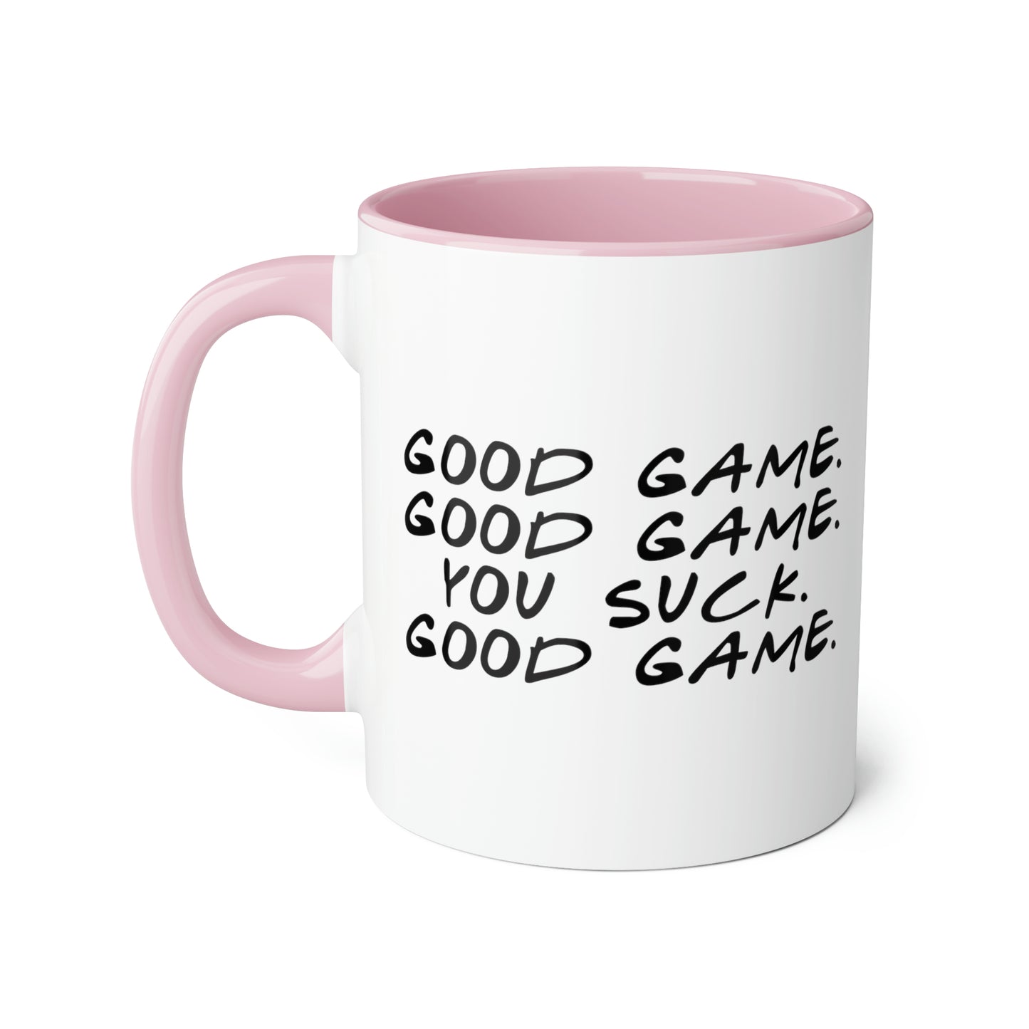 Tasse poignée de main (6 couleurs), 11oz