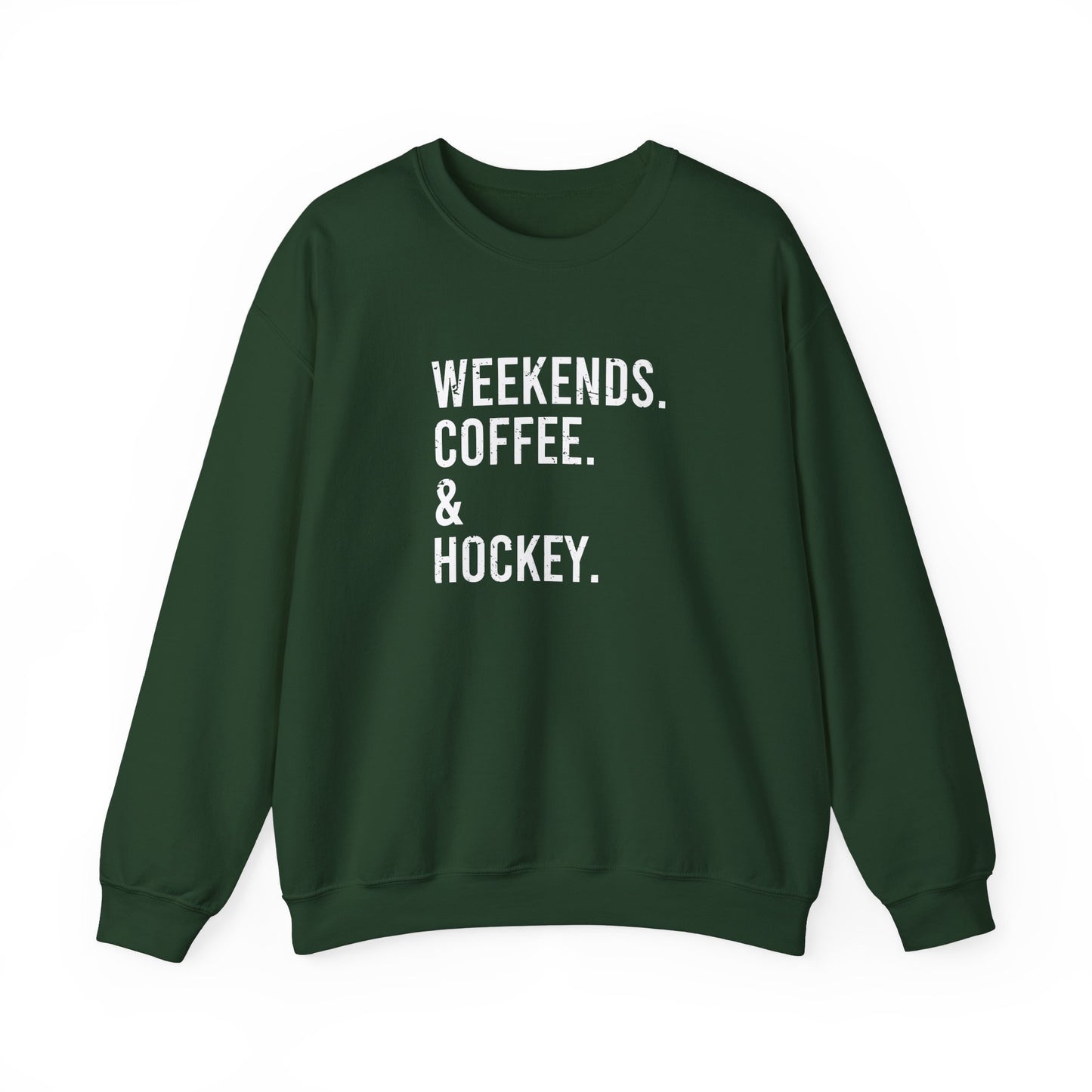 Pull ras du cou pour adulte Weekends & Hockey