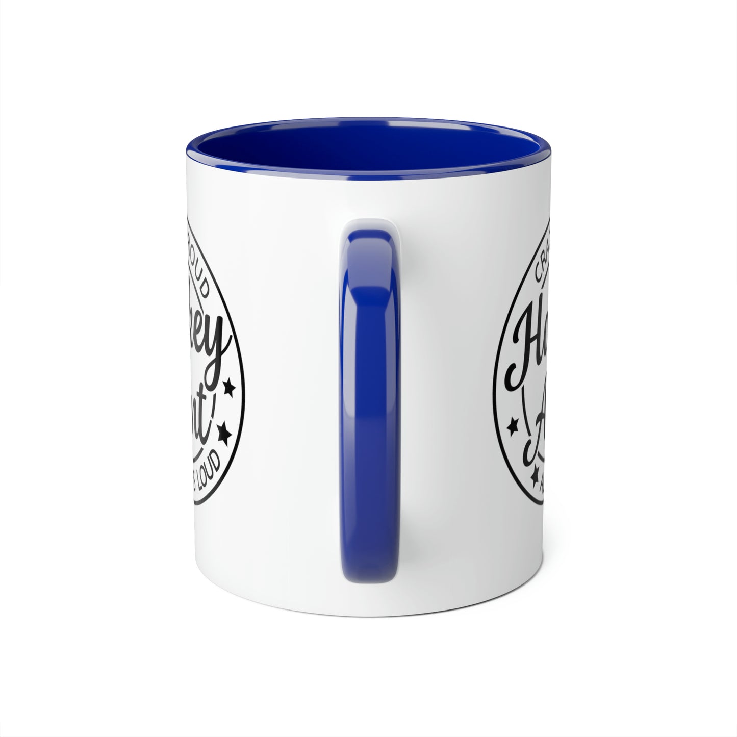 Tasse de tante de hockey (6 couleurs), 11oz