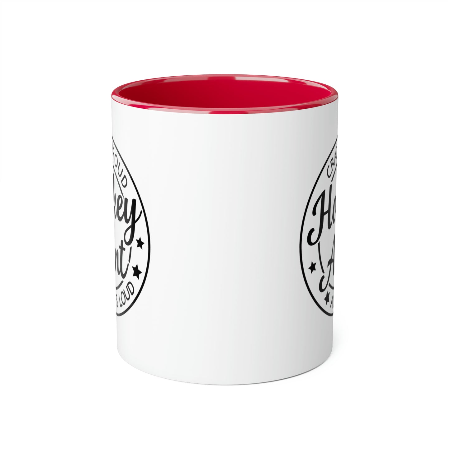 Tasse de tante de hockey (6 couleurs), 11oz
