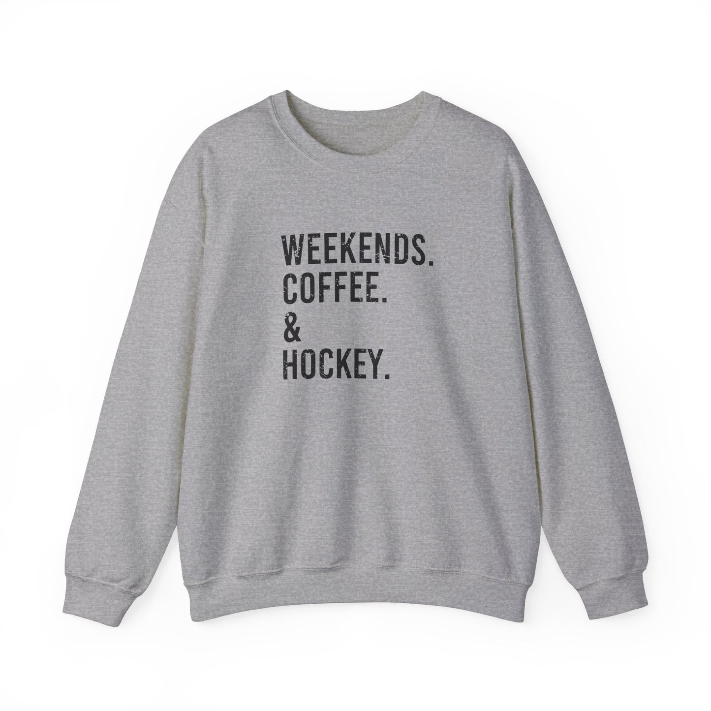Pull ras du cou pour adulte Weekends & Hockey