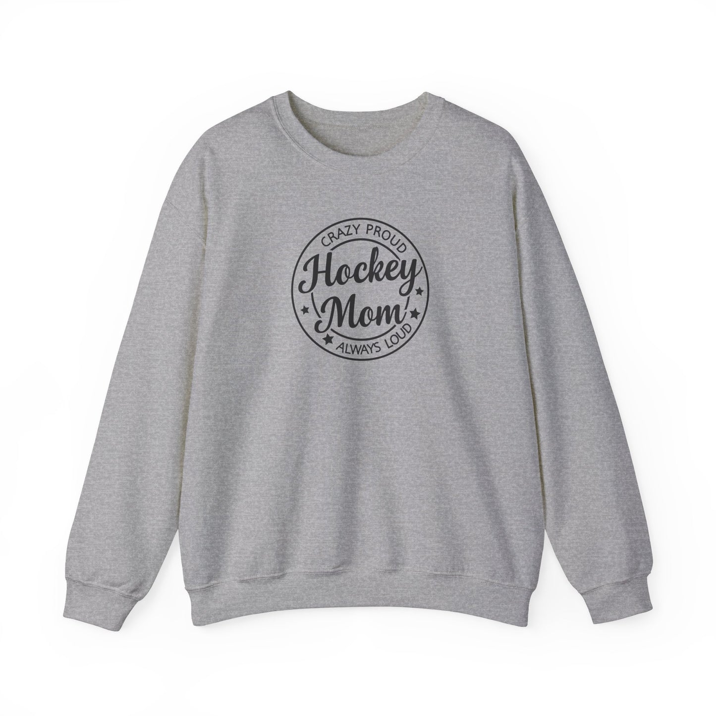 Crazy Proud Hockey Mom Adulte Crewneck
