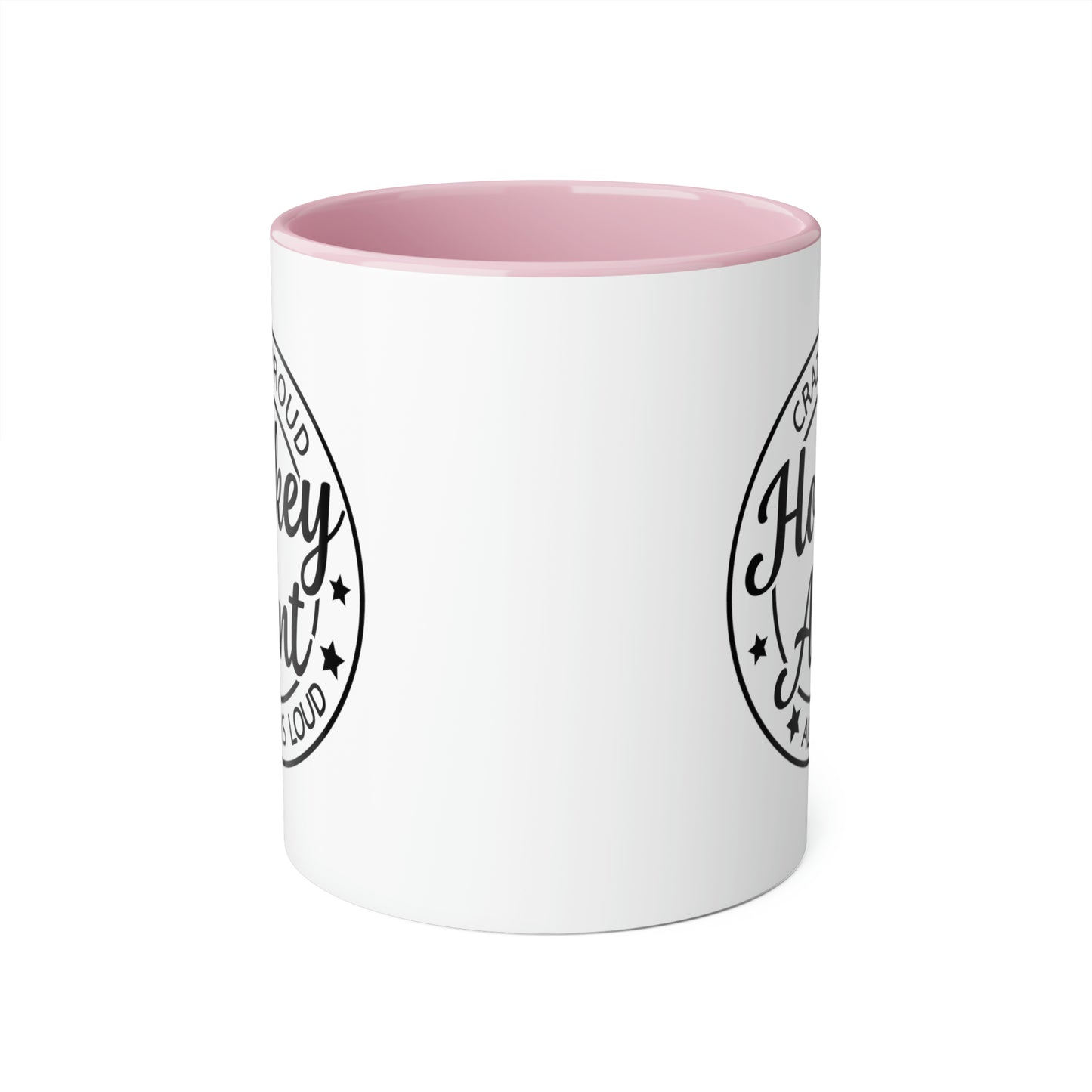 Tasse de tante de hockey (6 couleurs), 11oz