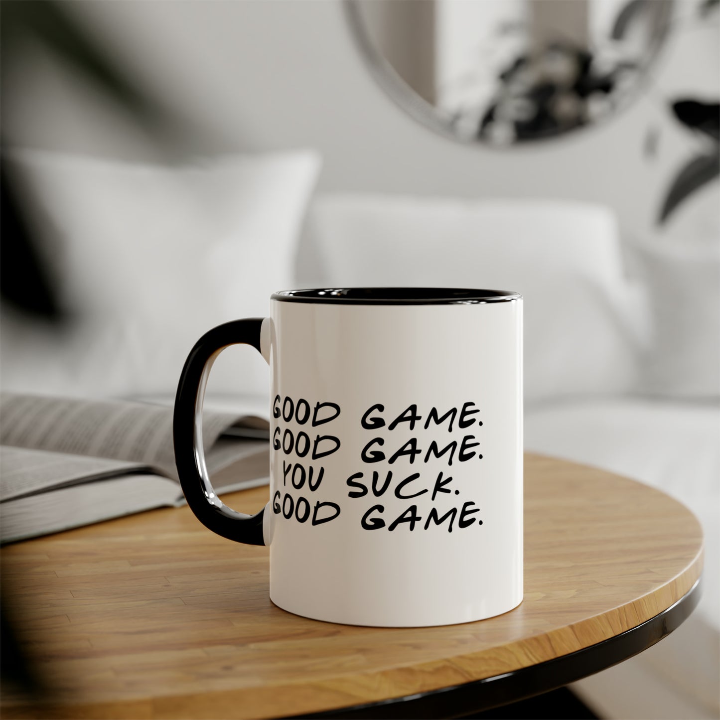 Tasse poignée de main (6 couleurs), 11oz