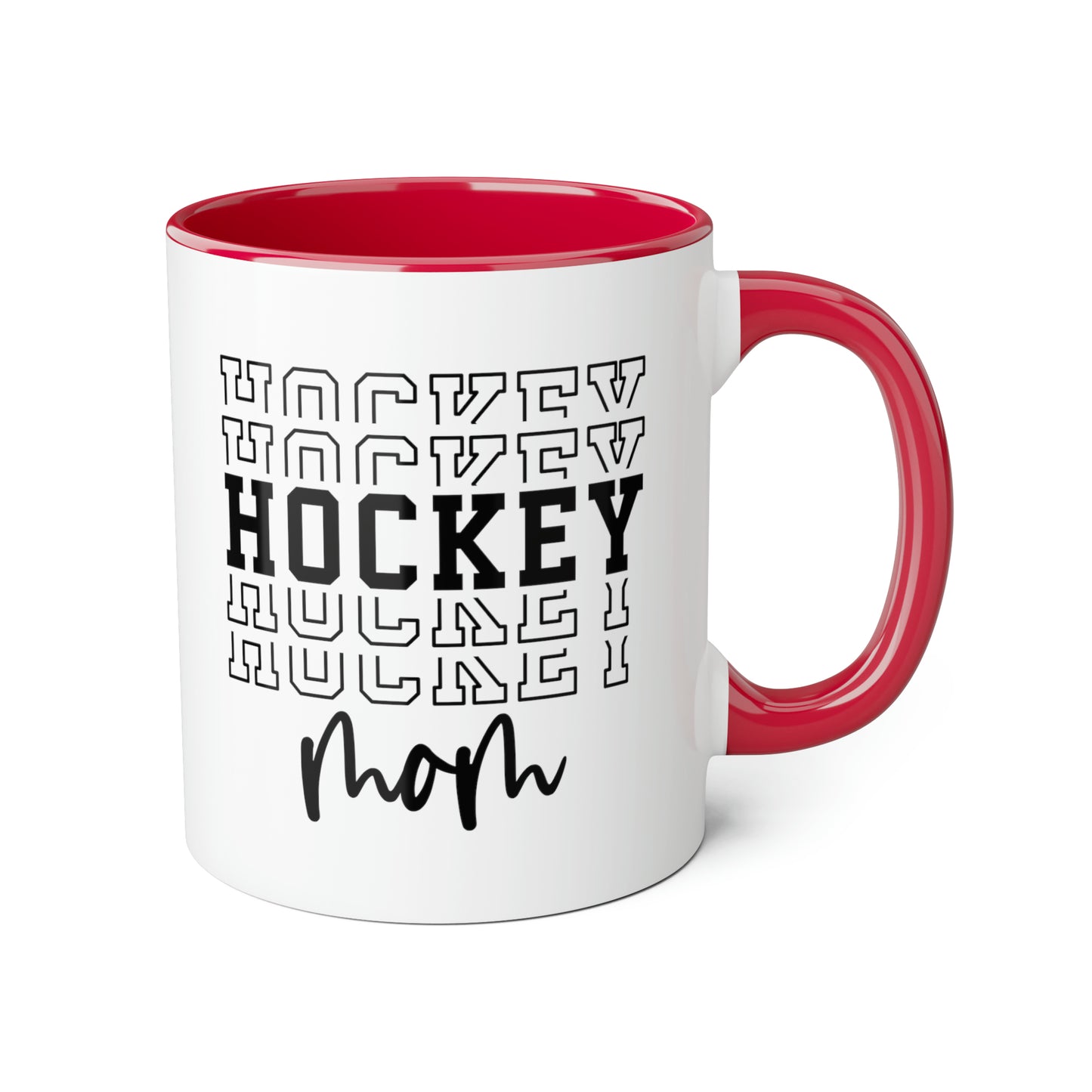 HOCKEY HOCKEY HOCKEY MOM Mug (6 couleurs), 11oz