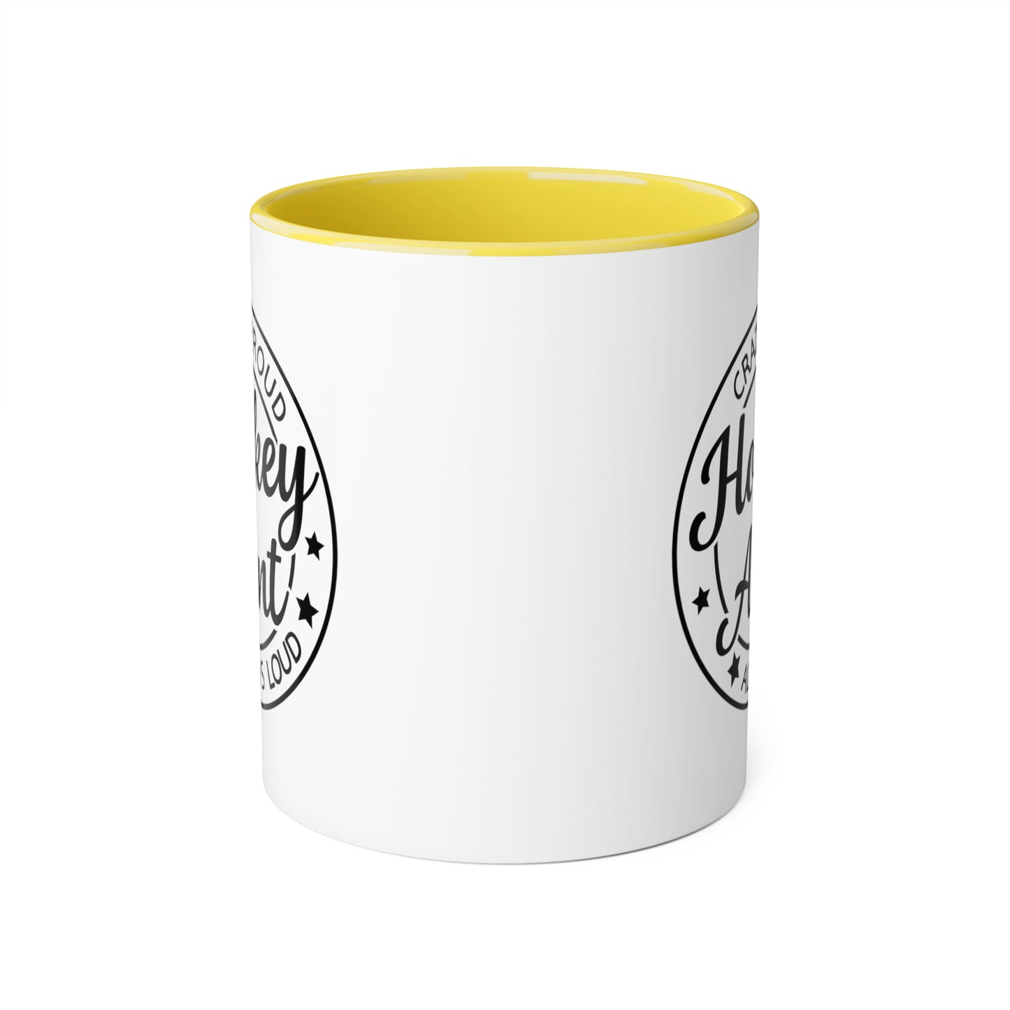 Tasse de tante de hockey (6 couleurs), 11oz