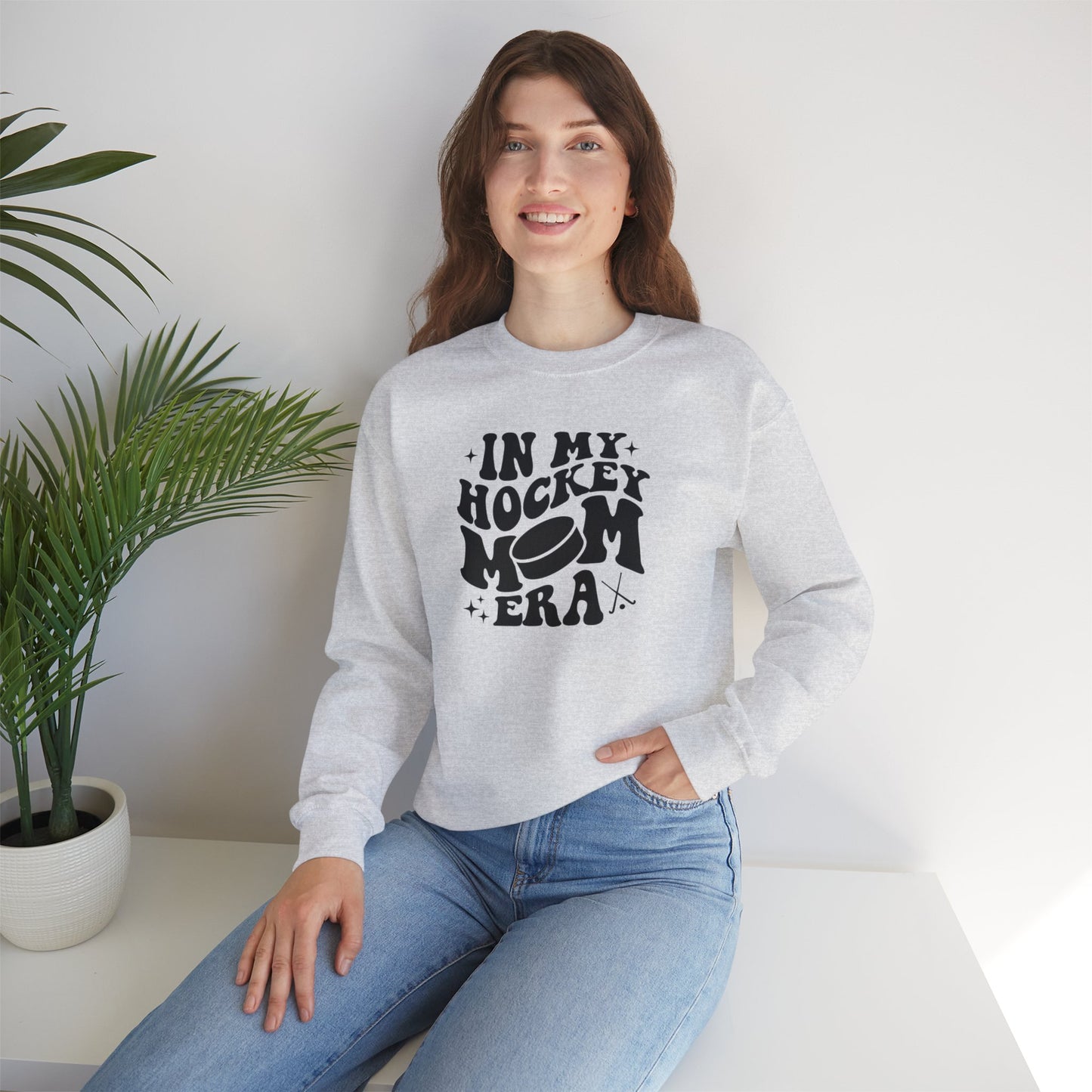 Hockey Mom Era Adulte Crewneck