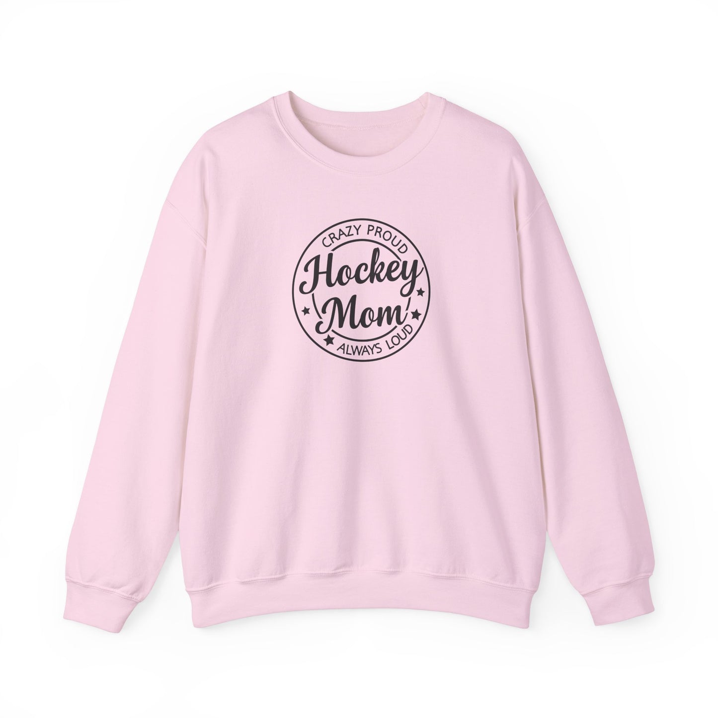 Crazy Proud Hockey Mom Adulte Crewneck