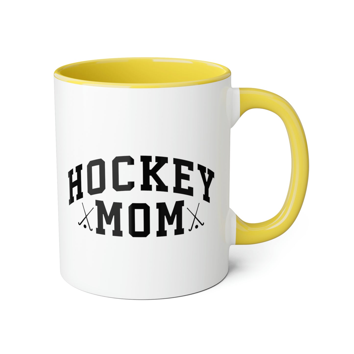 Tasse de maman de hockey classique (6 couleurs), 11oz