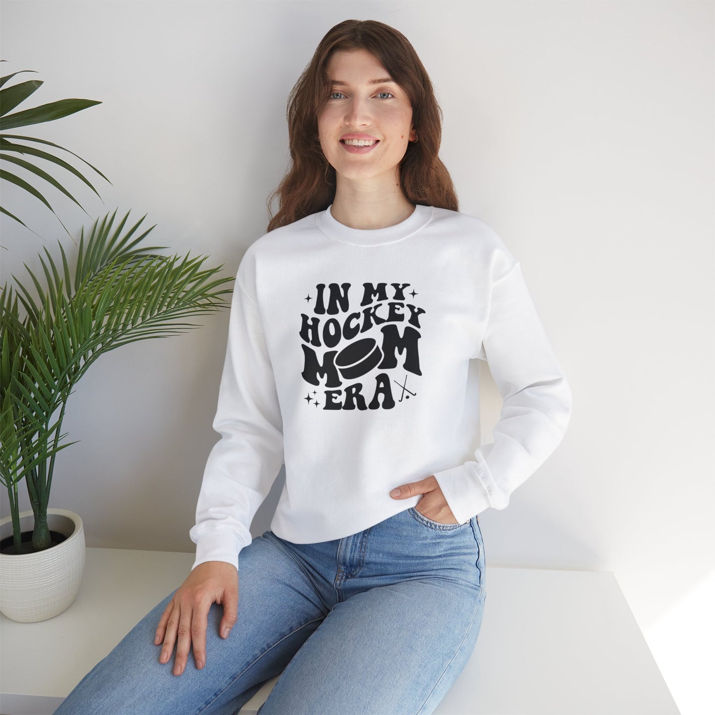 Hockey Mom Era Adulte Crewneck