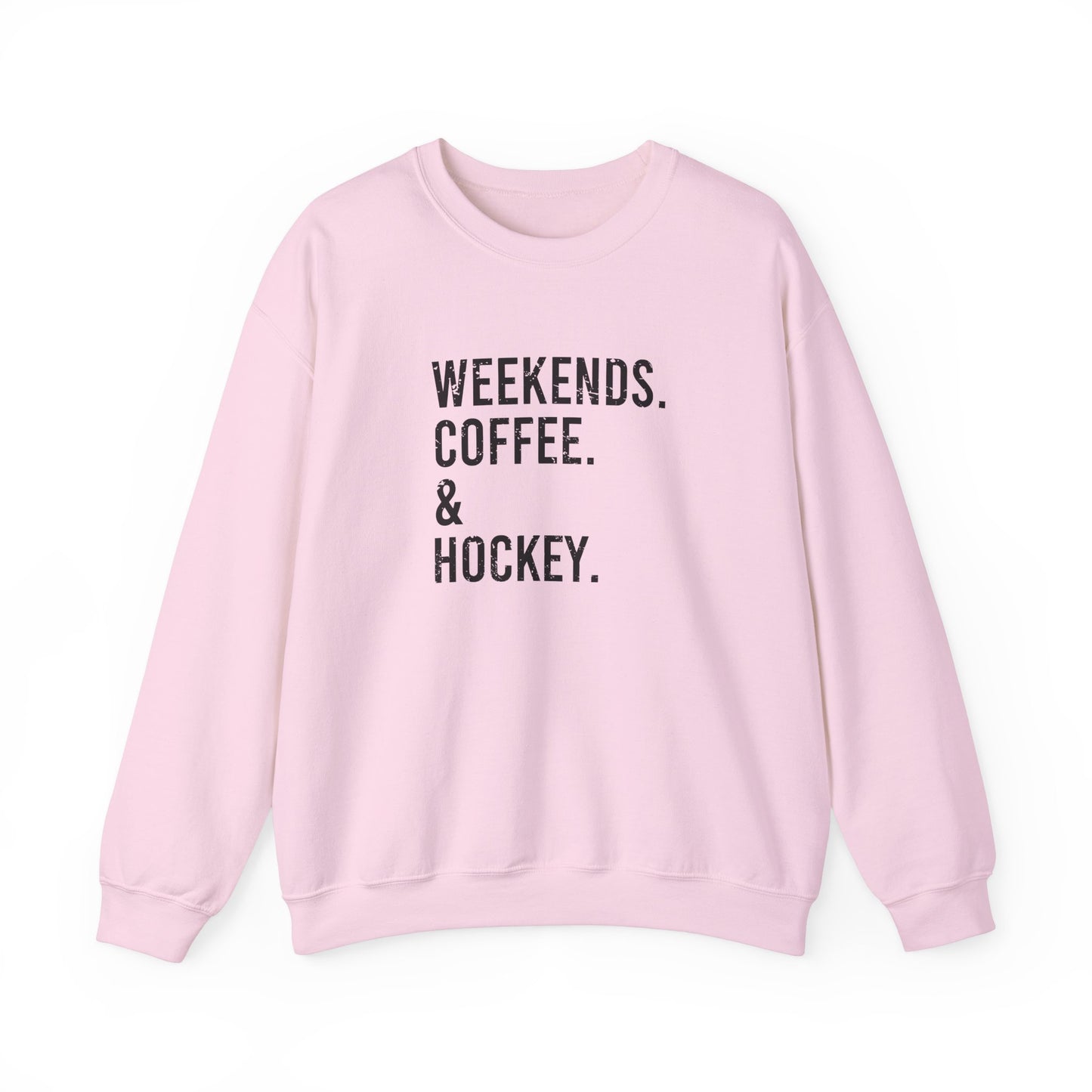 Pull ras du cou pour adulte Weekends & Hockey
