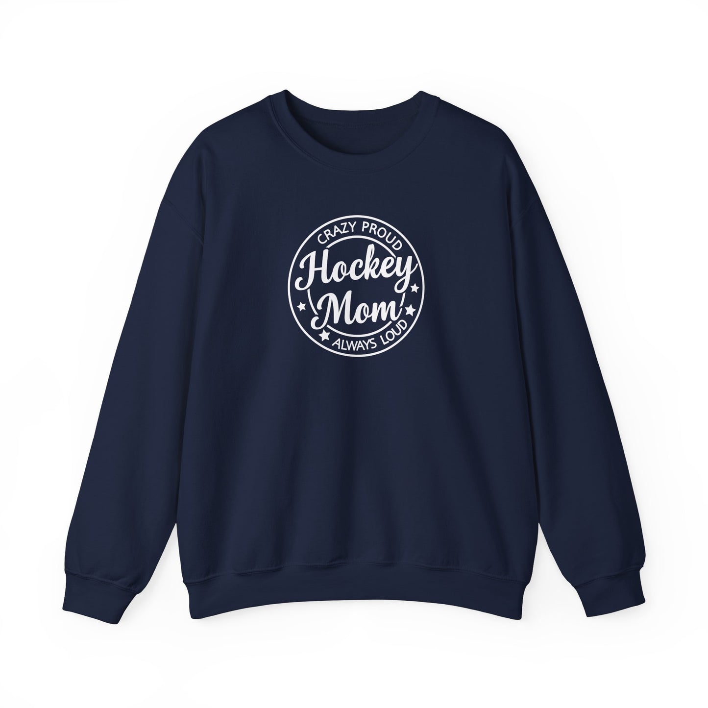 Crazy Proud Hockey Mom Adulte Crewneck
