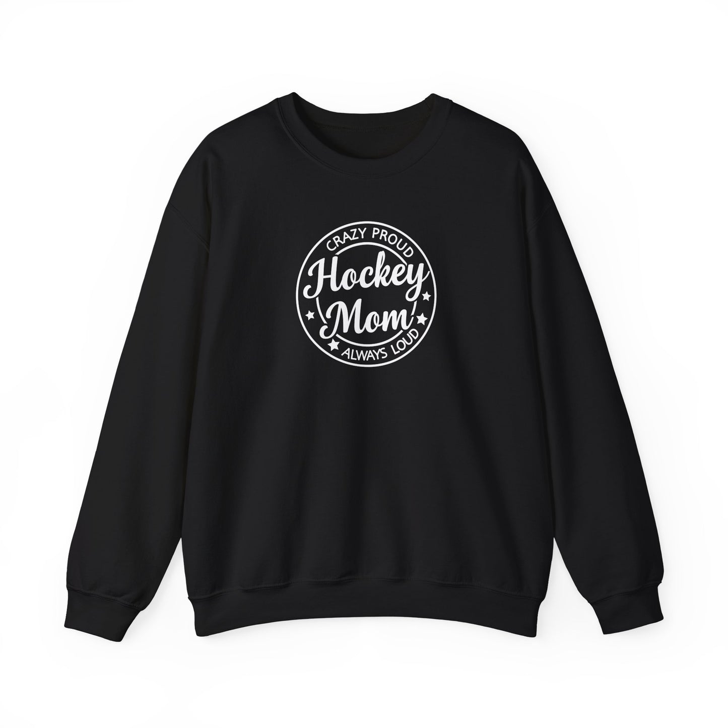 Crazy Proud Hockey Mom Adulte Crewneck